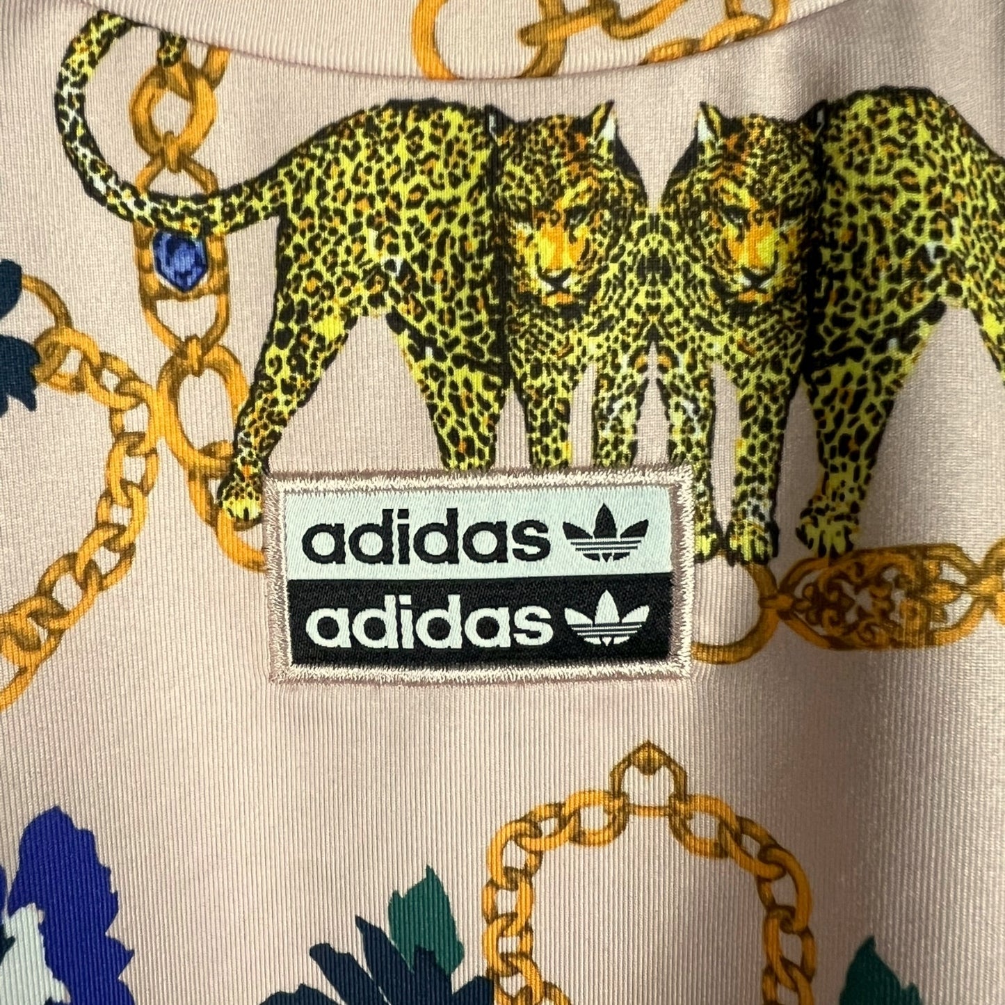 Adidas Originals x Her Studio Pink Floral Cropped Top