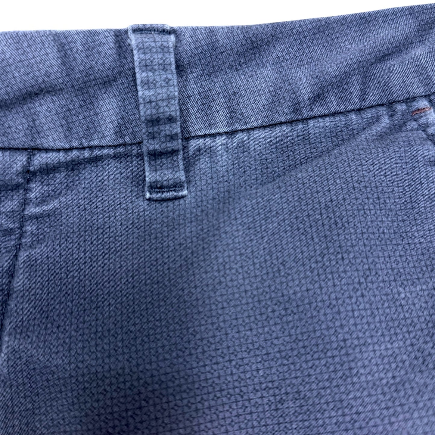 Ted Baker Distressed Blue Men's 30R Patterned Chino 10" Inseam Shorts Summer