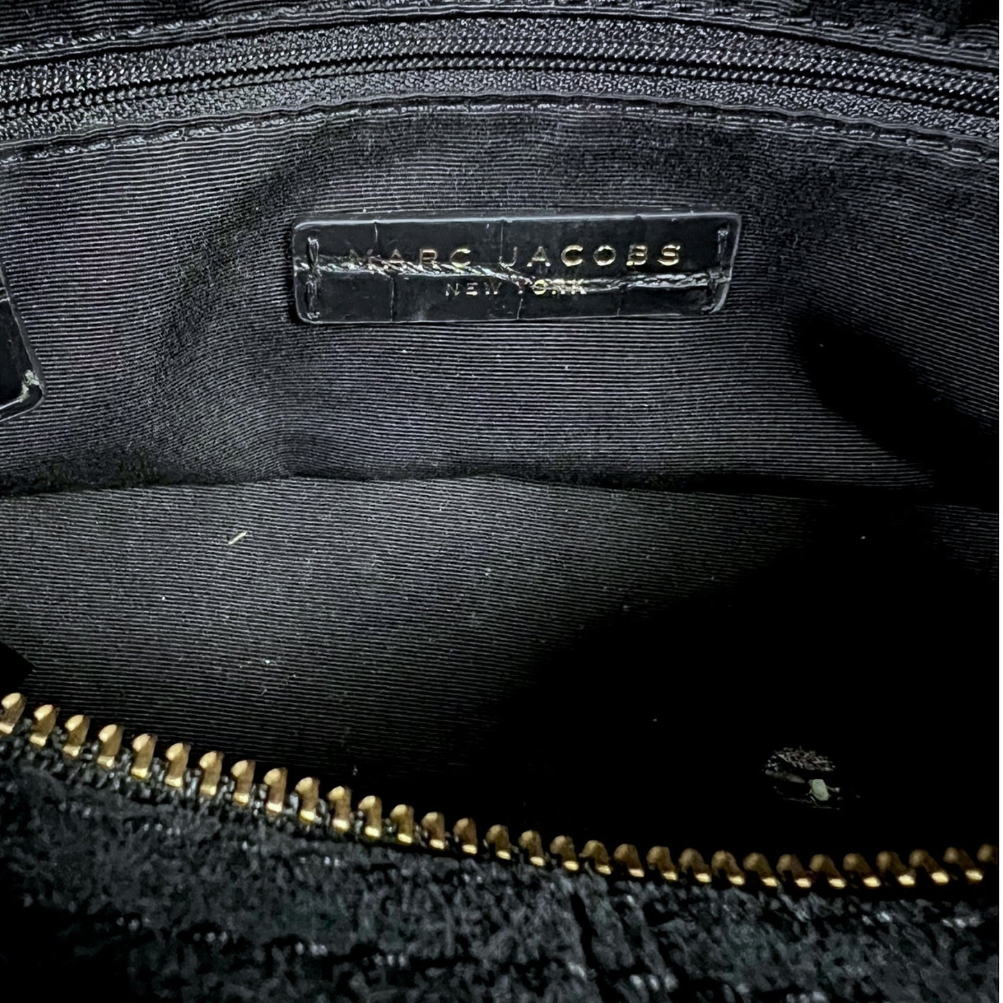 Marc Jacobs Mini Cruiser Crocodile-Embossed Leather Satchel Purse - $495 Retail