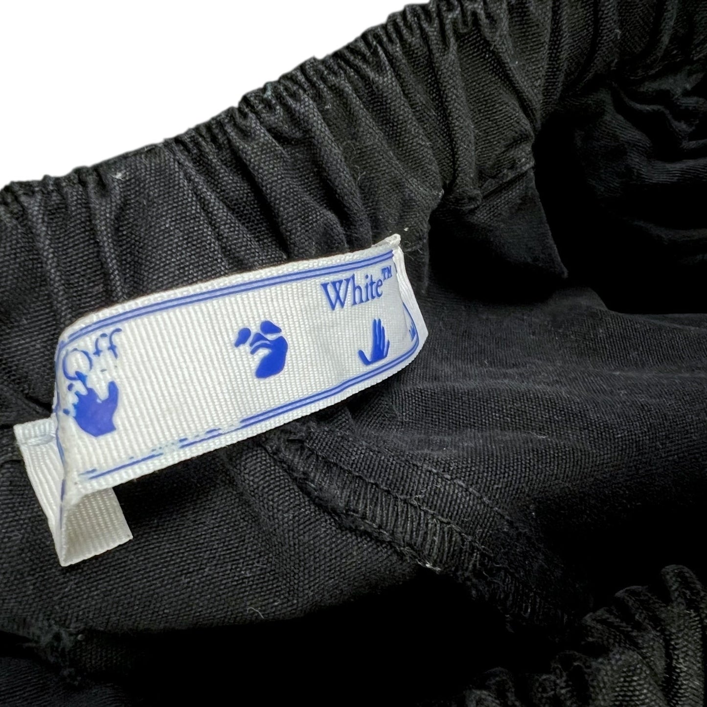 Off-White Black Diag Tab Poly Cargo Pants - $850 Retail