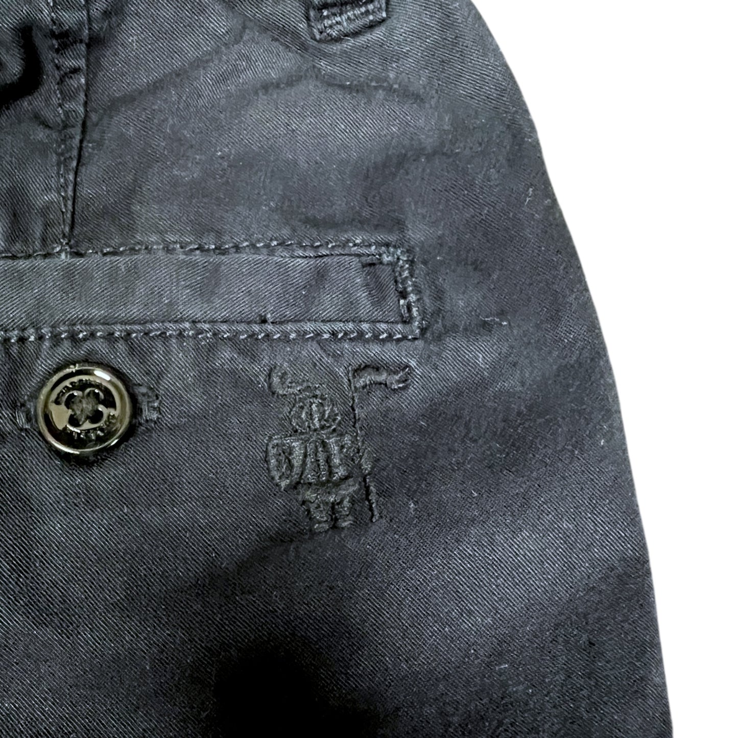 Burberry Infant Boys Nova Check Lined Elastic Waist Navy Khakis - $235 Retail