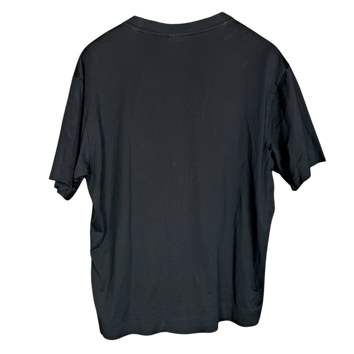 Emporio Armani Jumbled Letter Navy Blue Graphic T-Shirt - $195 Retail