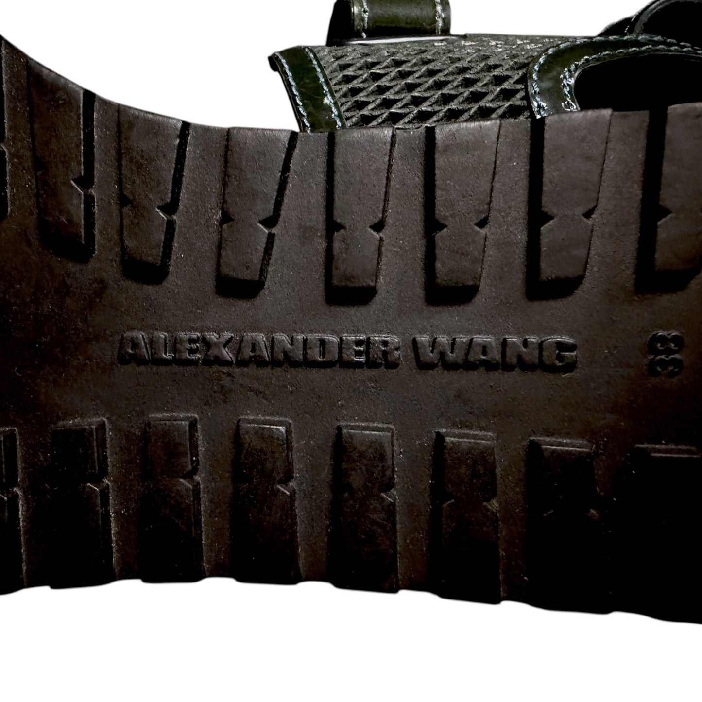 Alexander Wang Dark Green Karlie Sandals - $395 Retail
