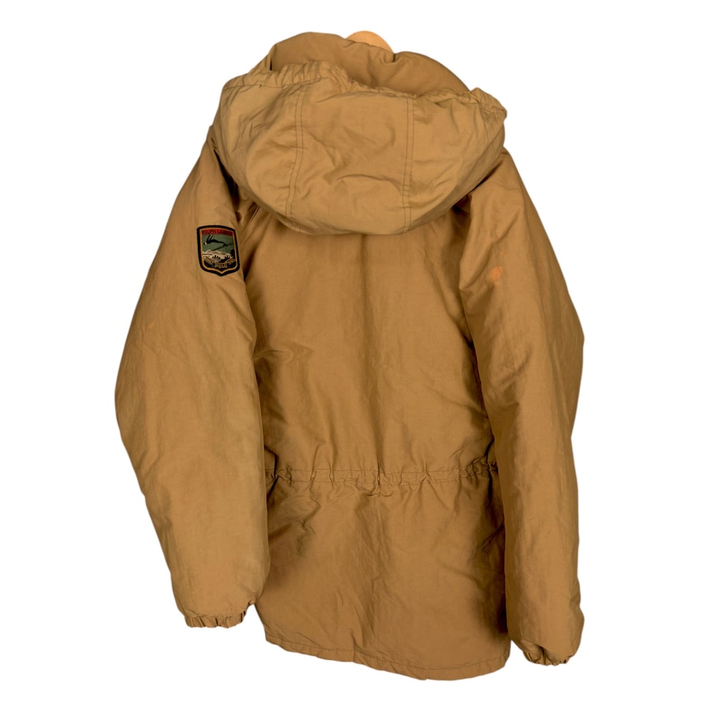 Vintage 1990s Polo Ralph Lauren Mens Med Suicide Hooded Down Puffer Ski Jacket