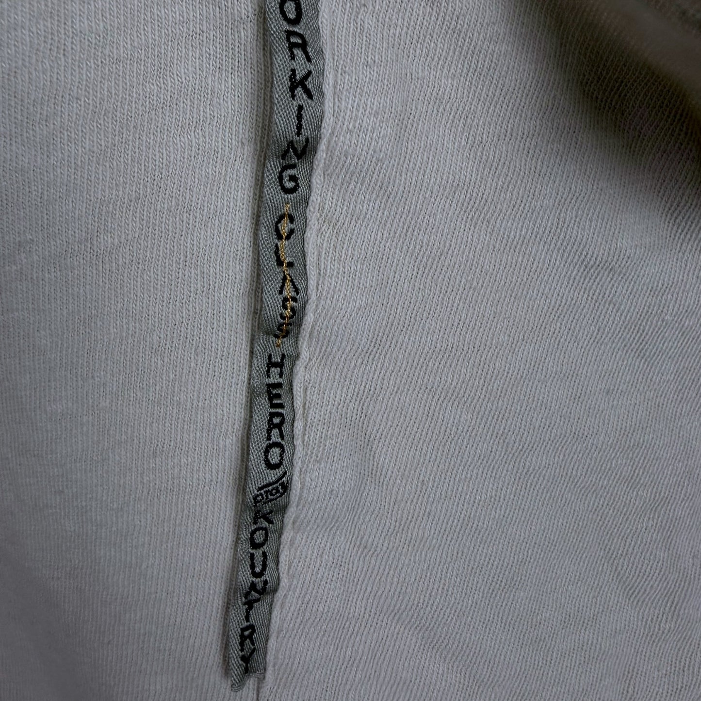 Kapital Japan Asymmetrical Pocket Natural Cotton Logo T-Shirt