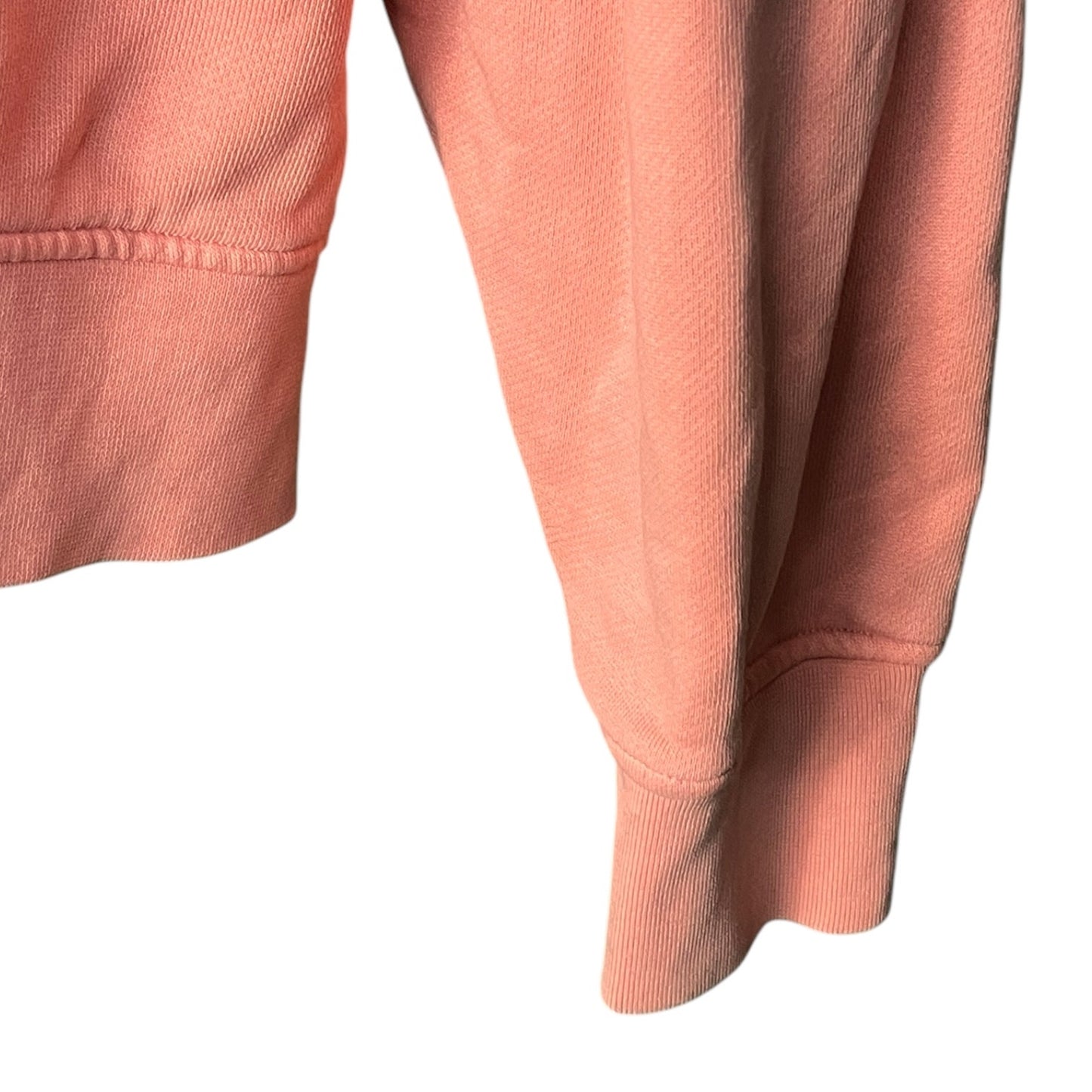 Acne Studios Yana AS Men's XS Ribbed Salmon Russion Dressing Cotton Sweatshirt