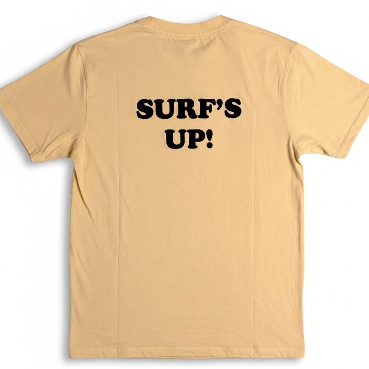 Sandro x Peanuts Snoopy Surf's Up! Men's XS Yellow T-Shirt Surfing Beach Luxury