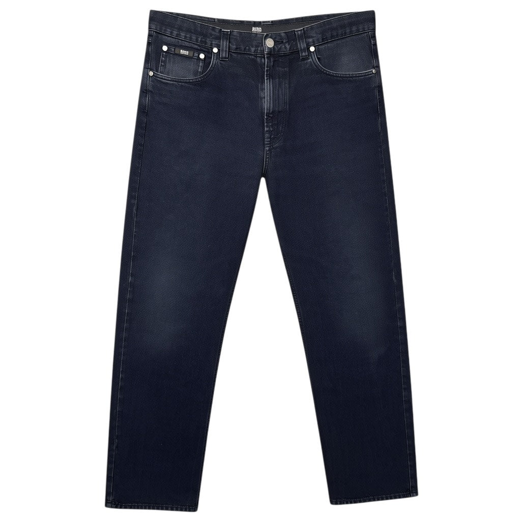 Hugo Boss Jeans Men's 36x30 Black Midnight Blue Hue Denim Alabama Zip Fly Jeans