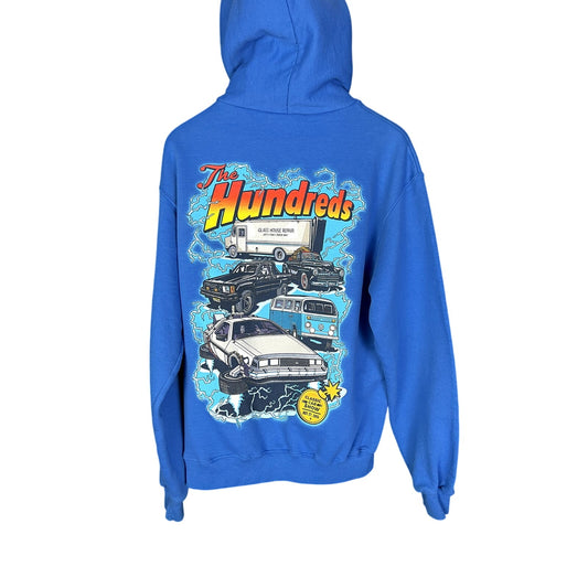 The Hundreds x Back To The Future Outta Time Blue Hoodie