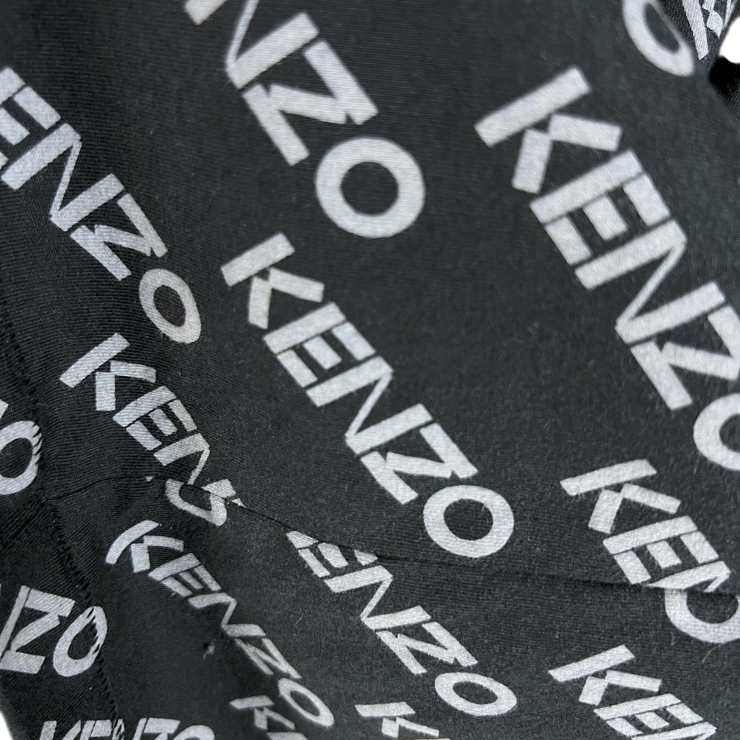 Kenzo Paris Oversize All Over Print Dark Gray & White T-Shirt - $270 Retail