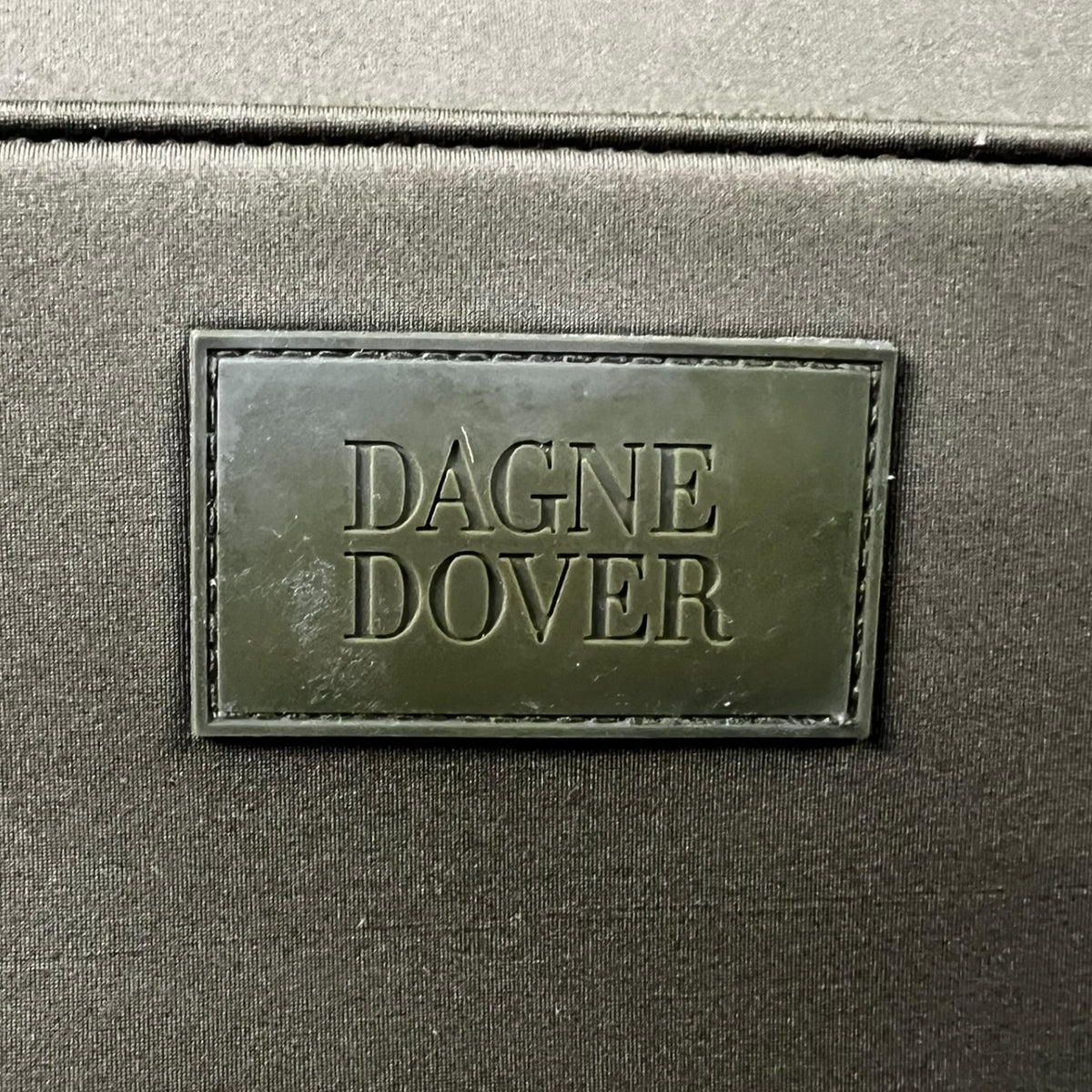 Dagne Dover Ryan Laptop Bag Olive Green Minimalist Work Travel Preppy 15"Wx12"H