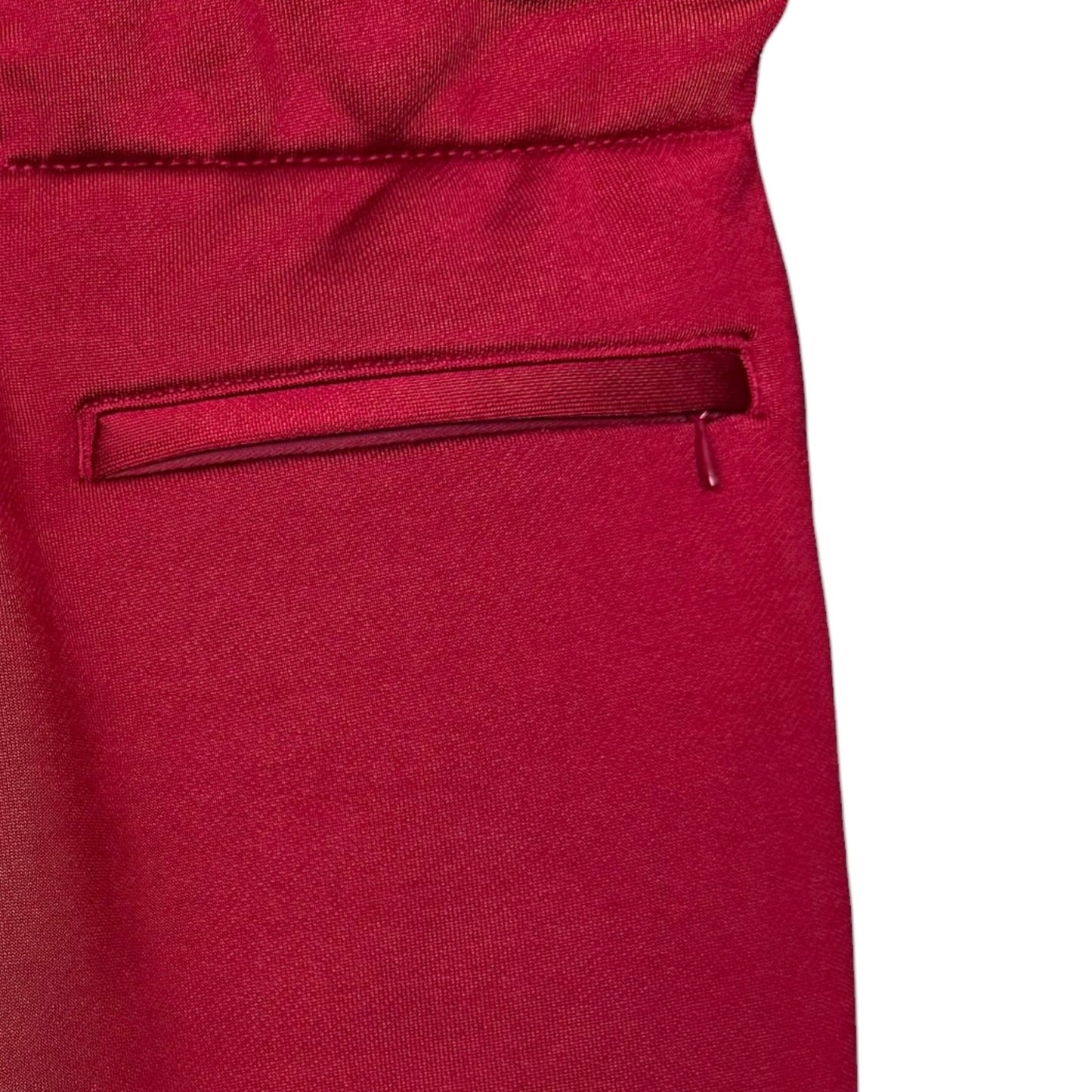 Alexander Wang Red Track Pants Side Tape Logo Joggers Women's XS Luxury NWT $395