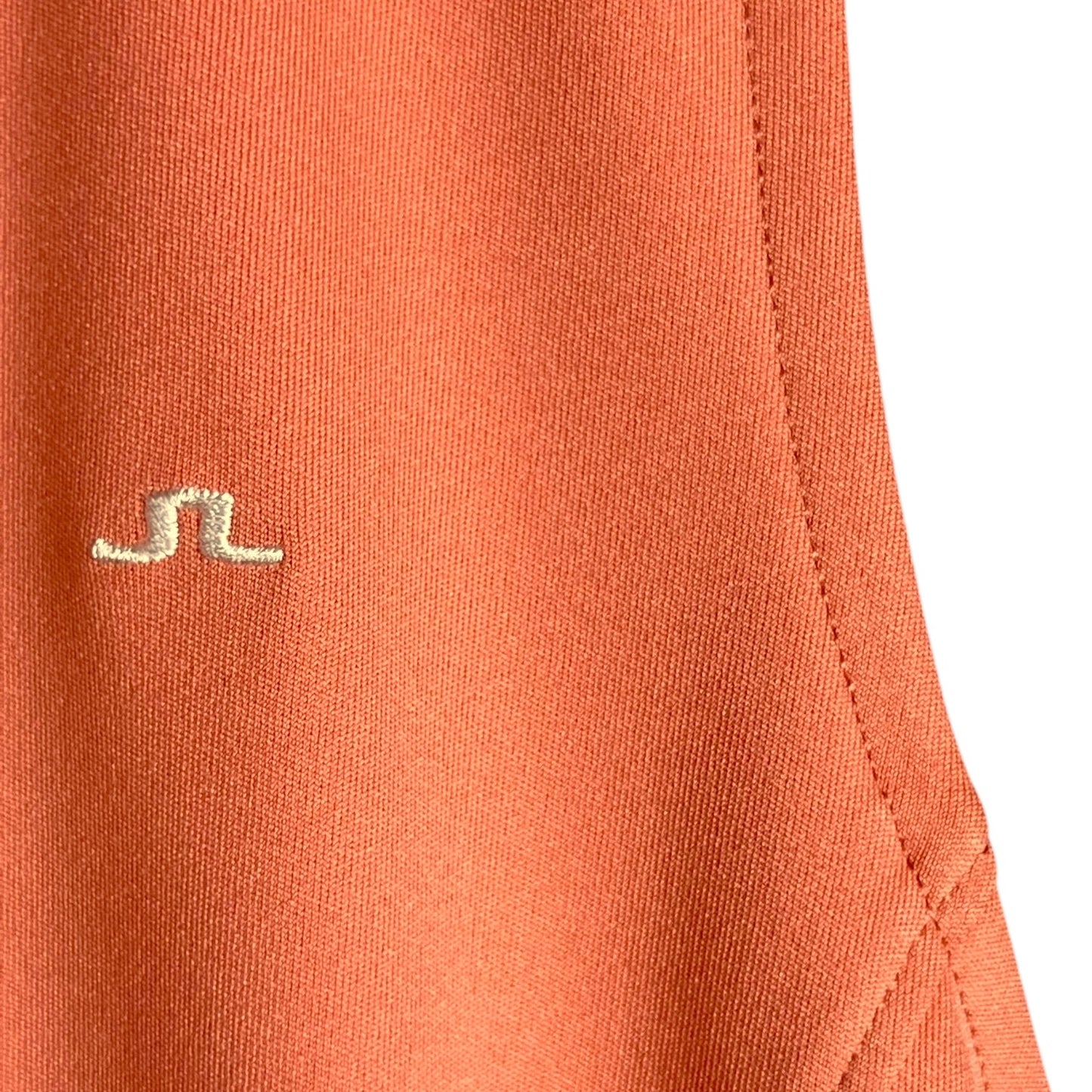 J. Lindberg Burnt Coral Dana Sleeveless Golf Polo Shirt