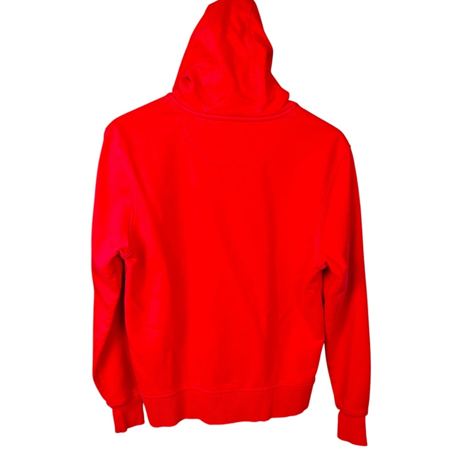 Roberto Cavalli Signature Logo Men's Small Red Hoodie Casual Luxury Sportswear