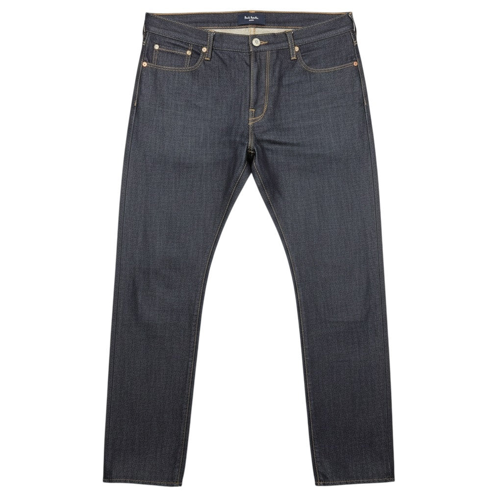Paul Smith Jeans W36 Blue Dark Denim Slim Straight Selvedge Raw Indigo Casual
