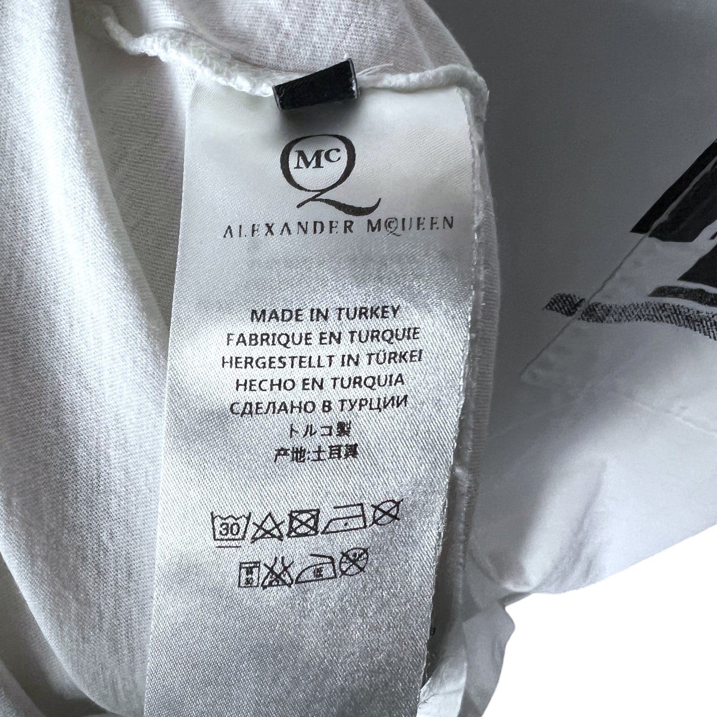 MCQ by Alexander McQueen White Logo Pocket-T - $490 Retail
