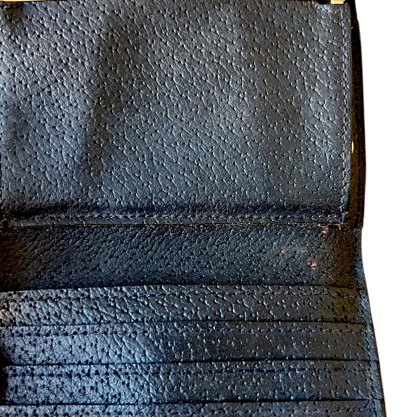 Vintage 70s/80s Gucci Ophidia Blue Horsebit Wallet with Change Pocket - $495 Retail