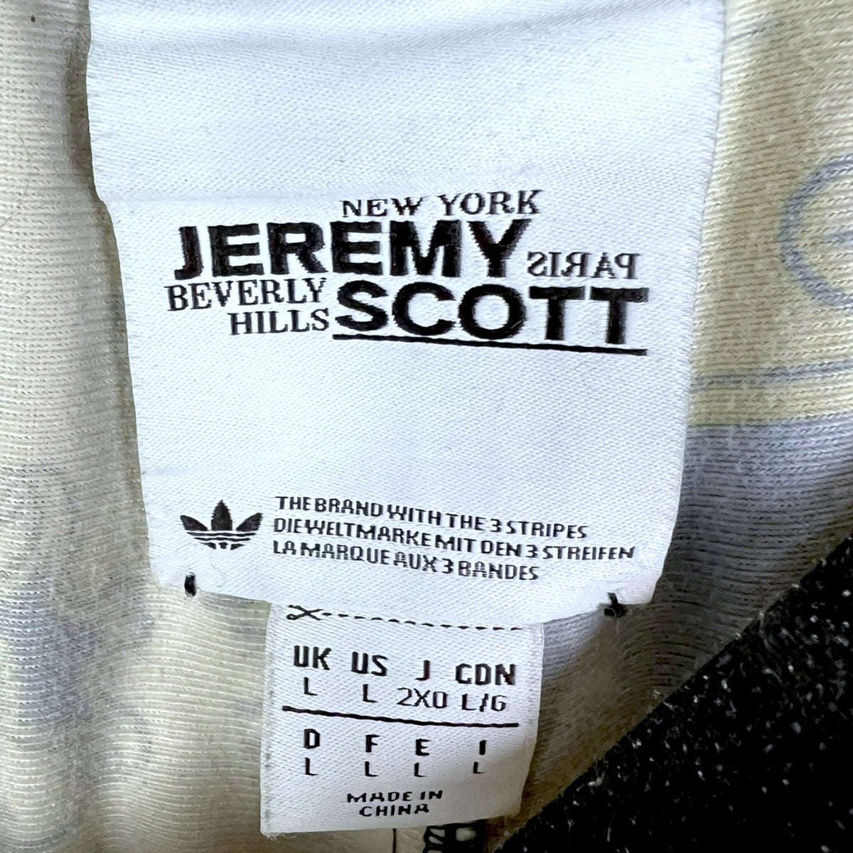 Jeremy Scott x Adidas Gold Plaque Kingsman Track Pants Men's Large $250 Retail