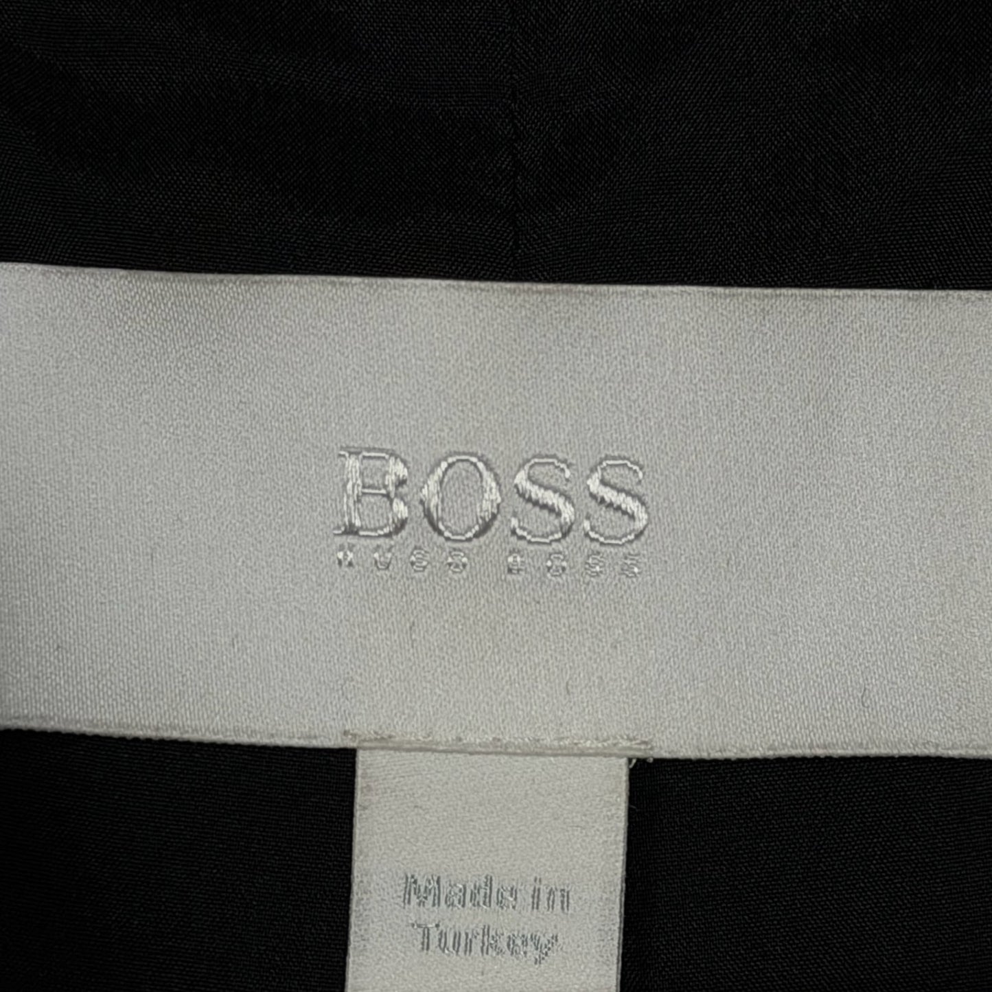 Hugo Boss Women’s XS Black Textured Tailored Blazer Jacket Size Career Office
