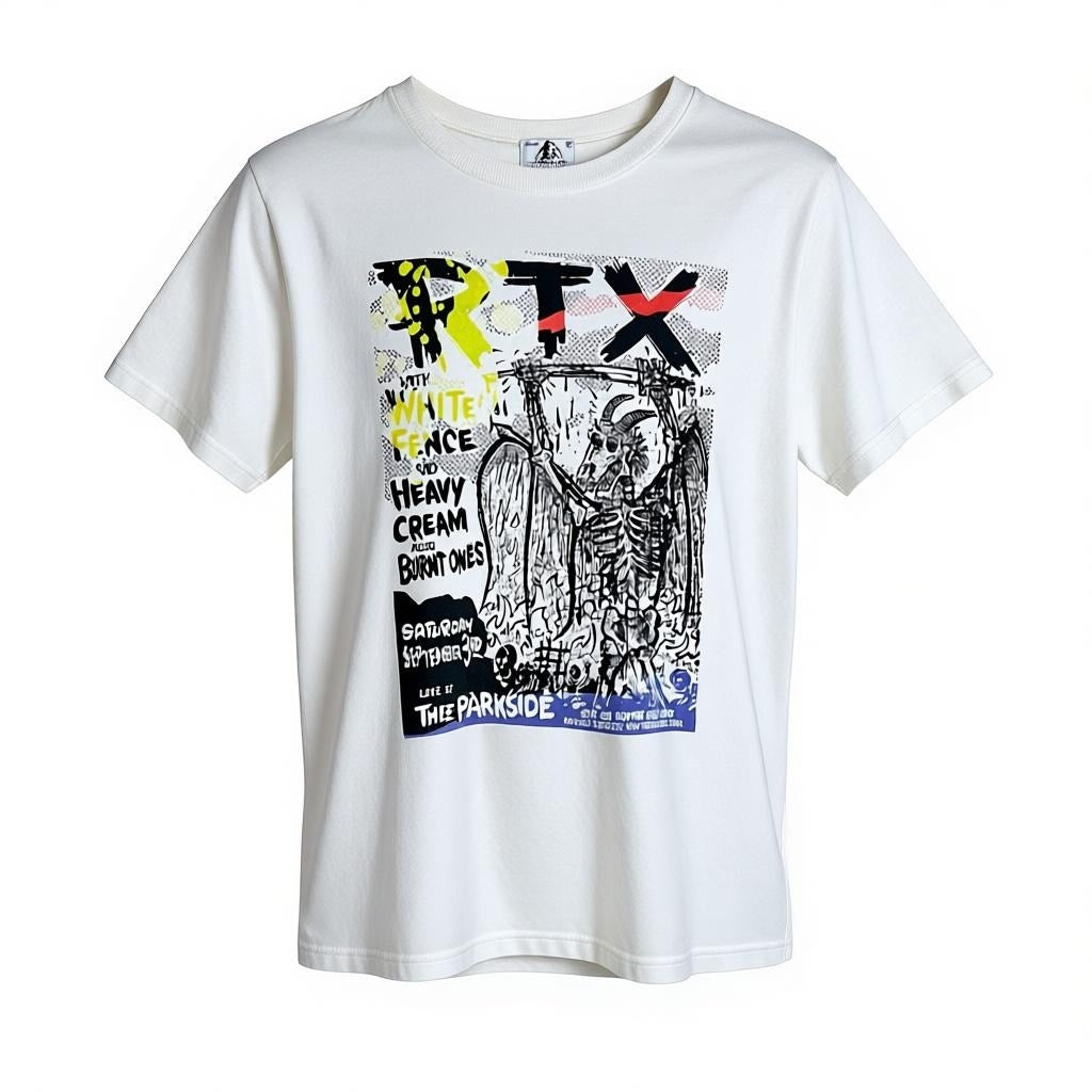 Hysterial Glamour RTX Royal Trux White Graphic T-Shirt