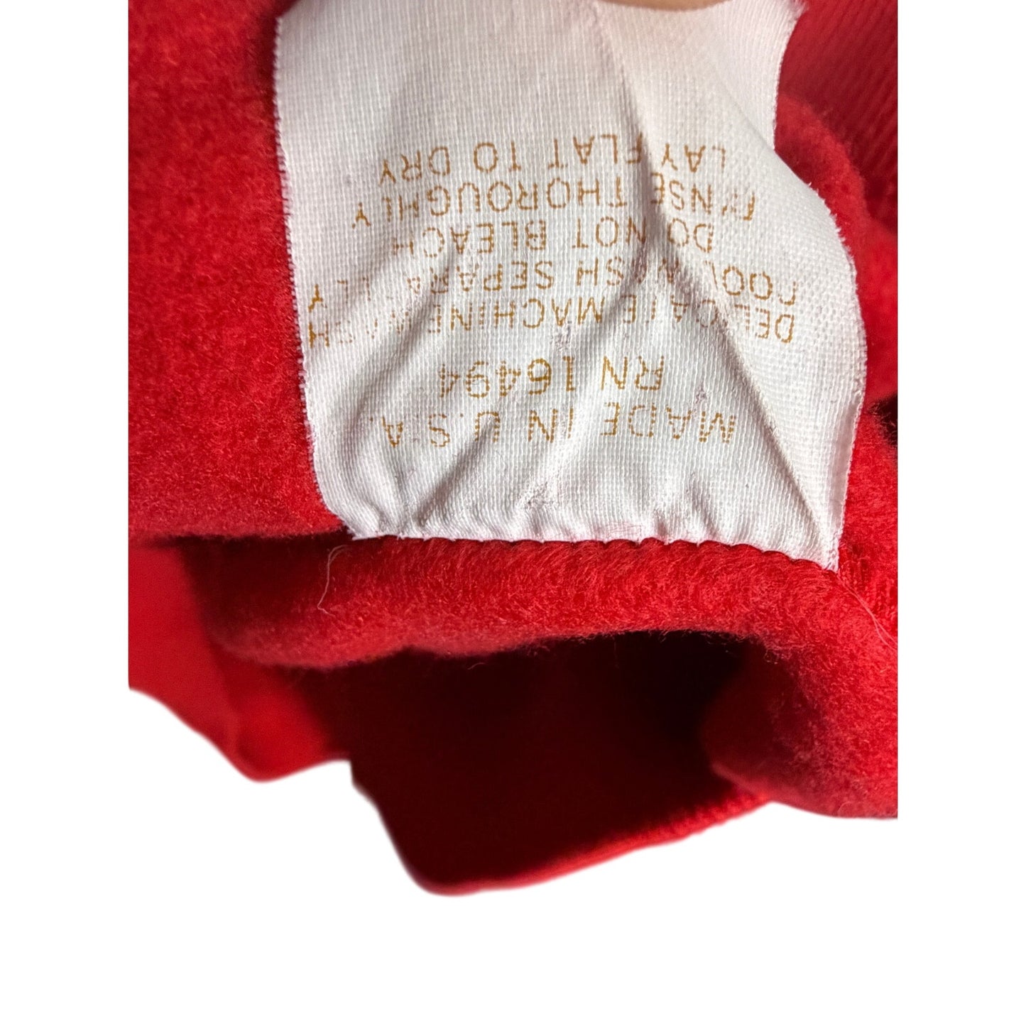 Vintage Polo Sport Ralph Lauren Women's Red Yellow Blue Sweatshirt Dress - L
