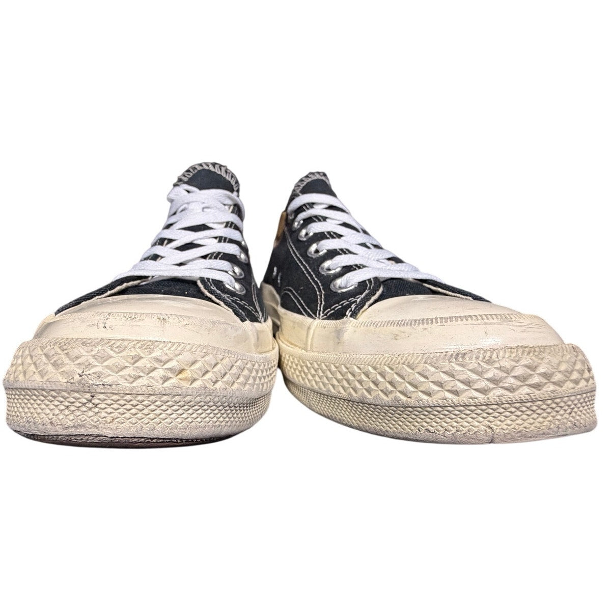 Converse x Comme des Garcons PLAY Chuck Taylor Black Low Top Sneakers Men Size 7