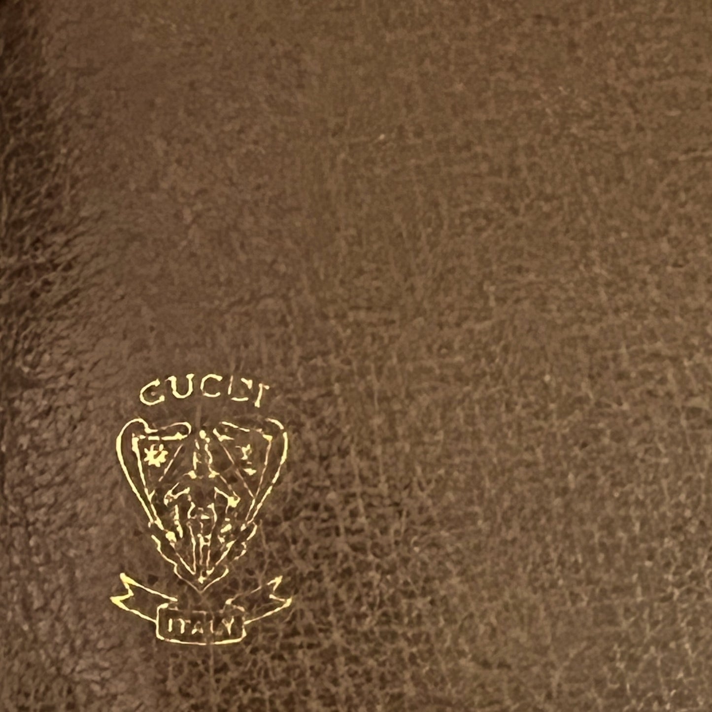 Vintage Gucci Brown Logo Bi-Fold Wallet with Change Purse - $250 Retail