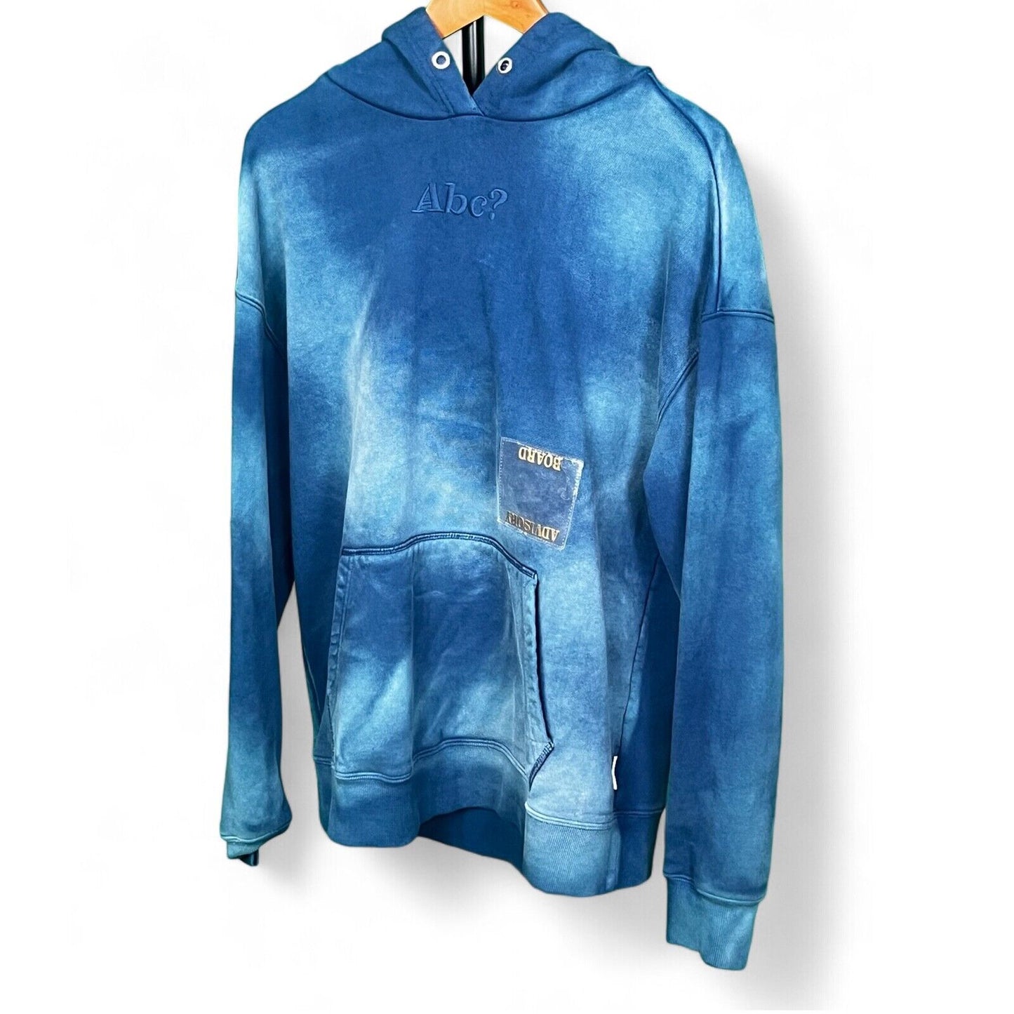 Advisory Board Crystals Source Pullover Hoodie Men's Medium Blue Tie Dye ABC 123