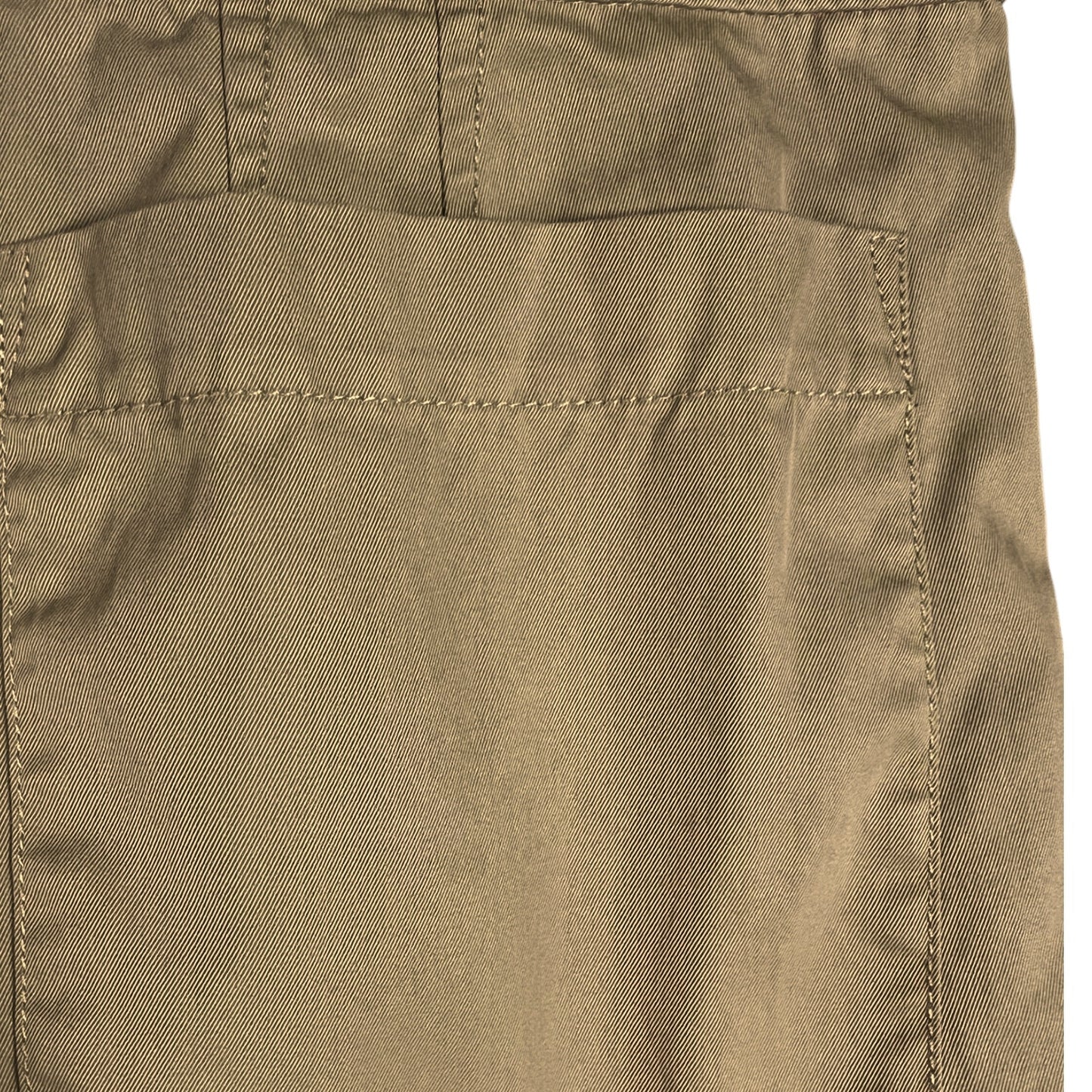 A.P.C. Pleated Belted Straight Leg Khaki Pants EU 36 (US 26/27 Waist)