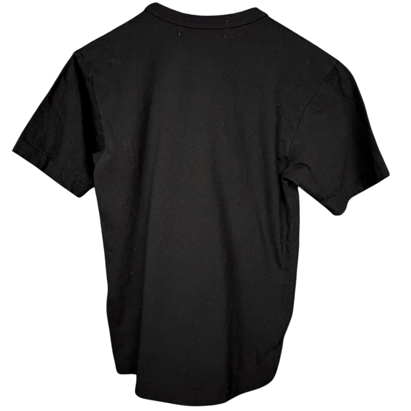 Comme Des Garcons Shirt Men Small Black Long Heart Logo Play Tee Japan Cotton