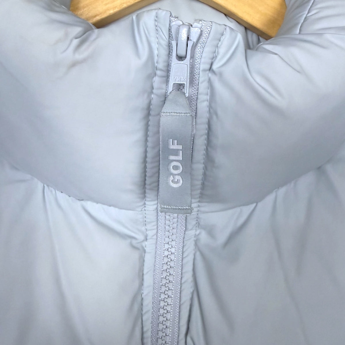 Golf Wang Duck Down Puffer Jacket Mens Large Light Blue Outdoors Gorpcore Winter