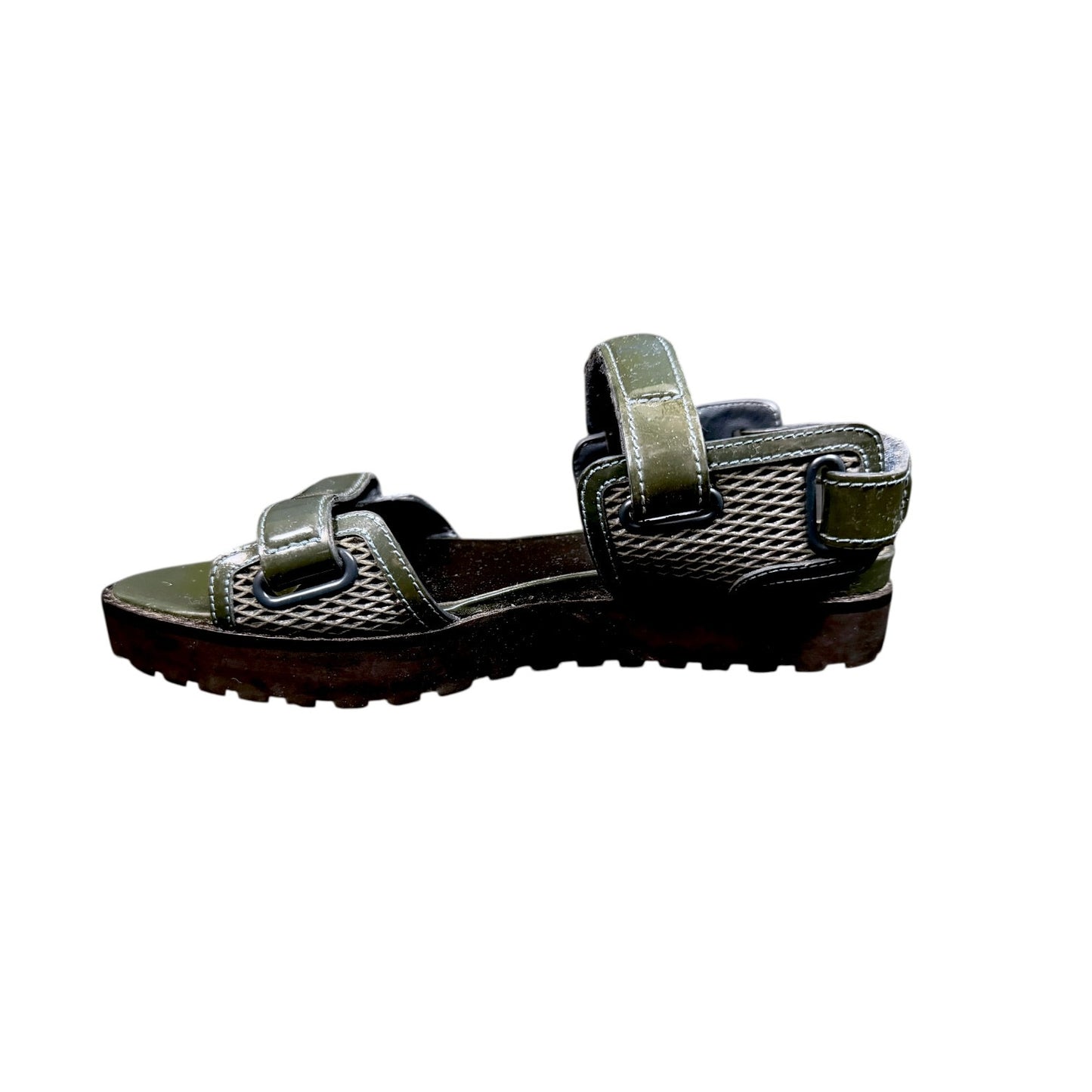 Alexander Wang Dark Green Karlie Sandals - $395 Retail