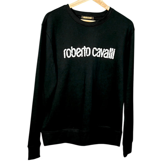 Roberto Cavalli Logo Long Sleeve Sweatshirt - $225 Retail