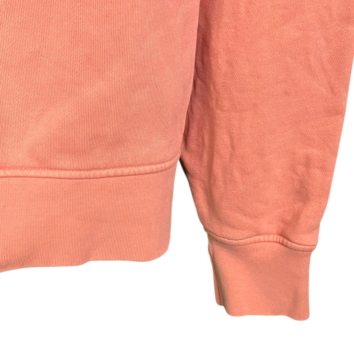 Acne Studios Yana AS Men's XS Ribbed Salmon Russion Dressing Cotton Sweatshirt