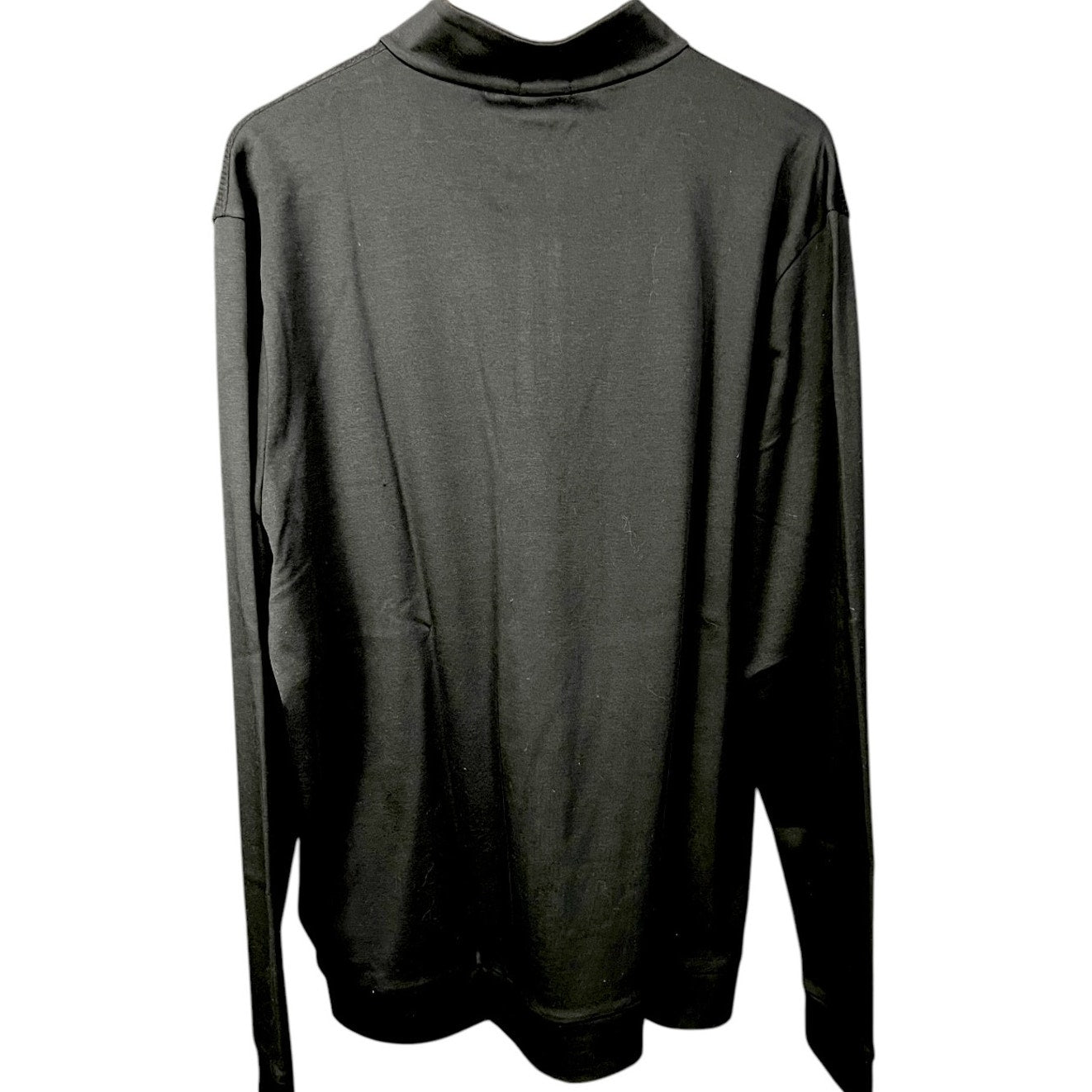 Hugo Boss Embrando Textured Black Quarter Zip Mens XXXL Pullover Work Golf