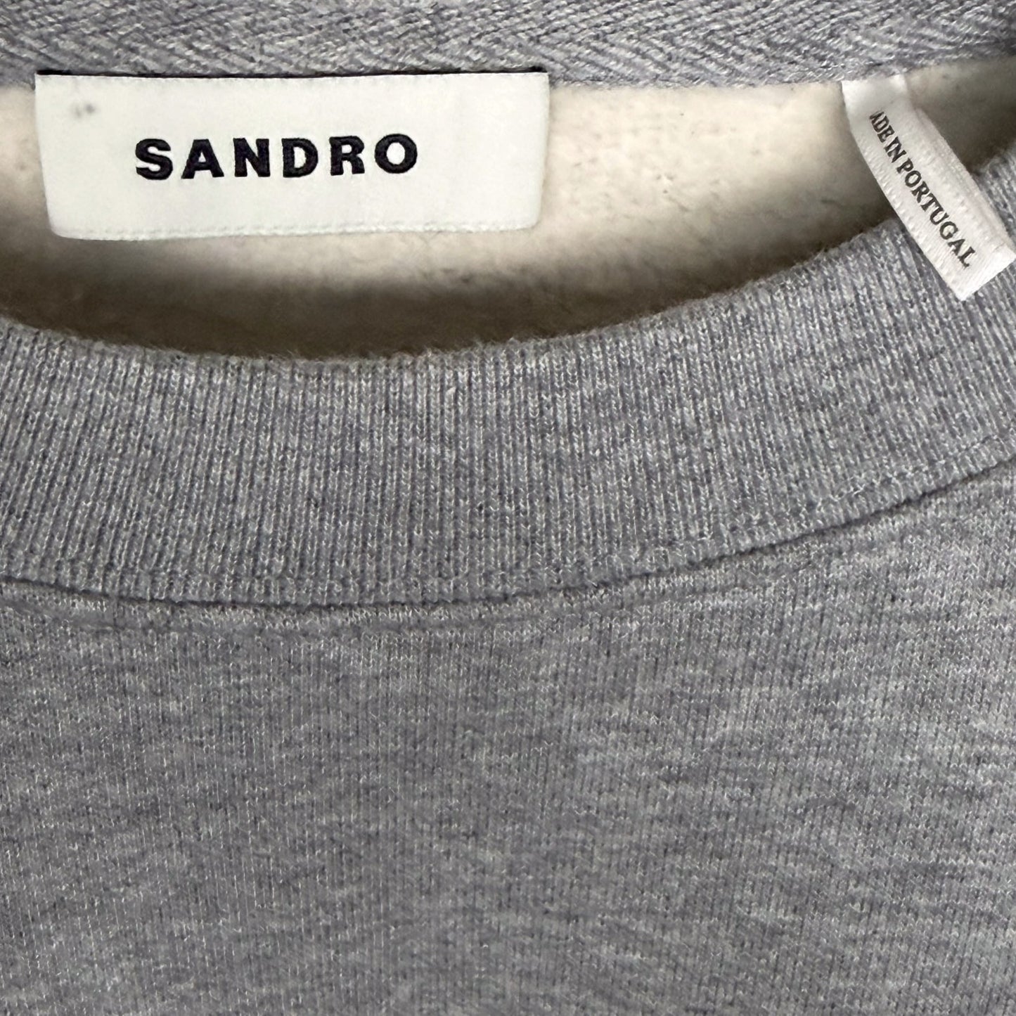 Sandro Paris Hot Stuff Little Devil Embroidered Men's S Crewneck Sweatshirt NWT