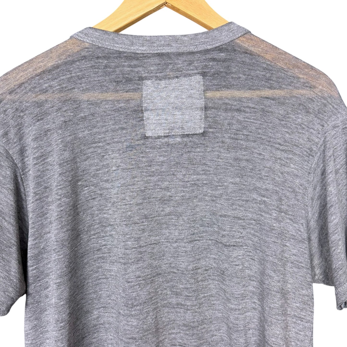 Marc by Marc Jacobs Anarchy Fist Men's Large Gray T-Shirt Cotton Stretch Luxury