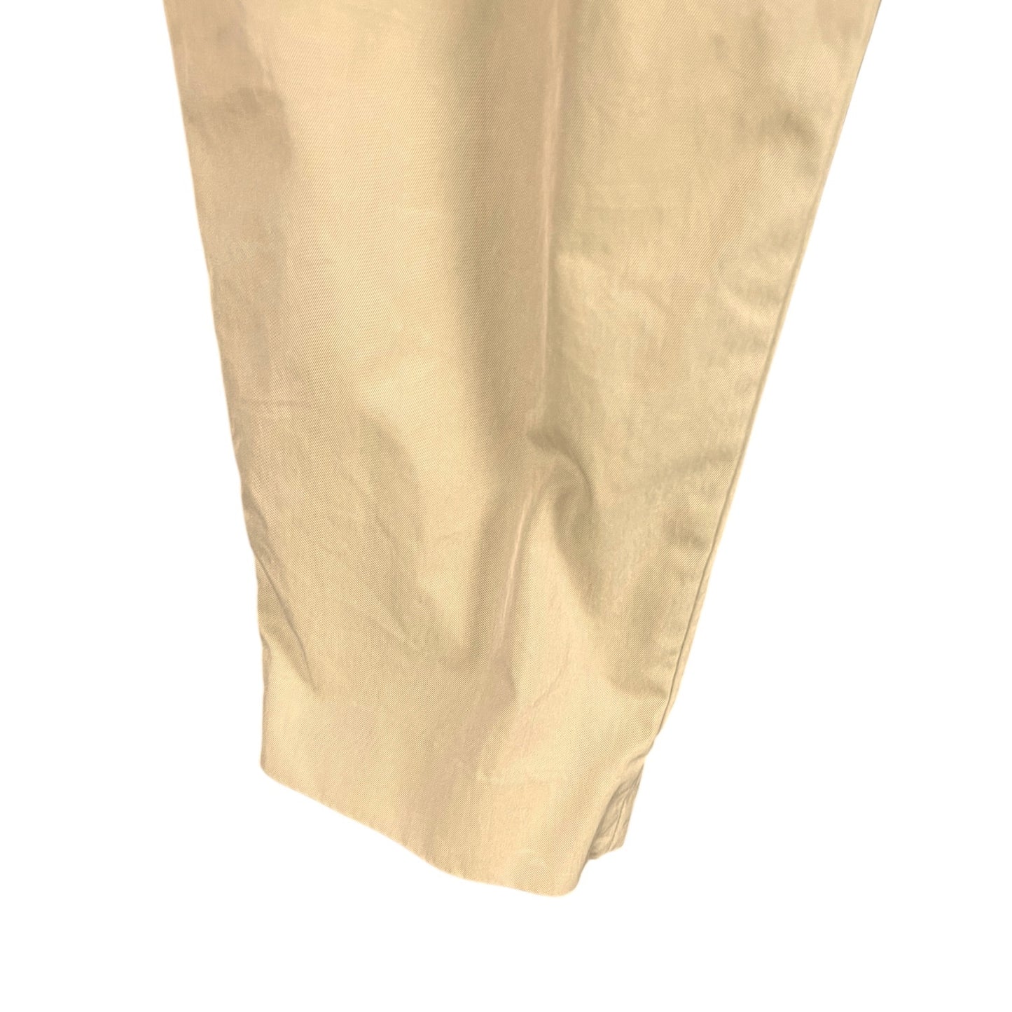 A.P.C. Pleated Belted Straight Leg Khaki Pants EU 36 (US 26/27 Waist)