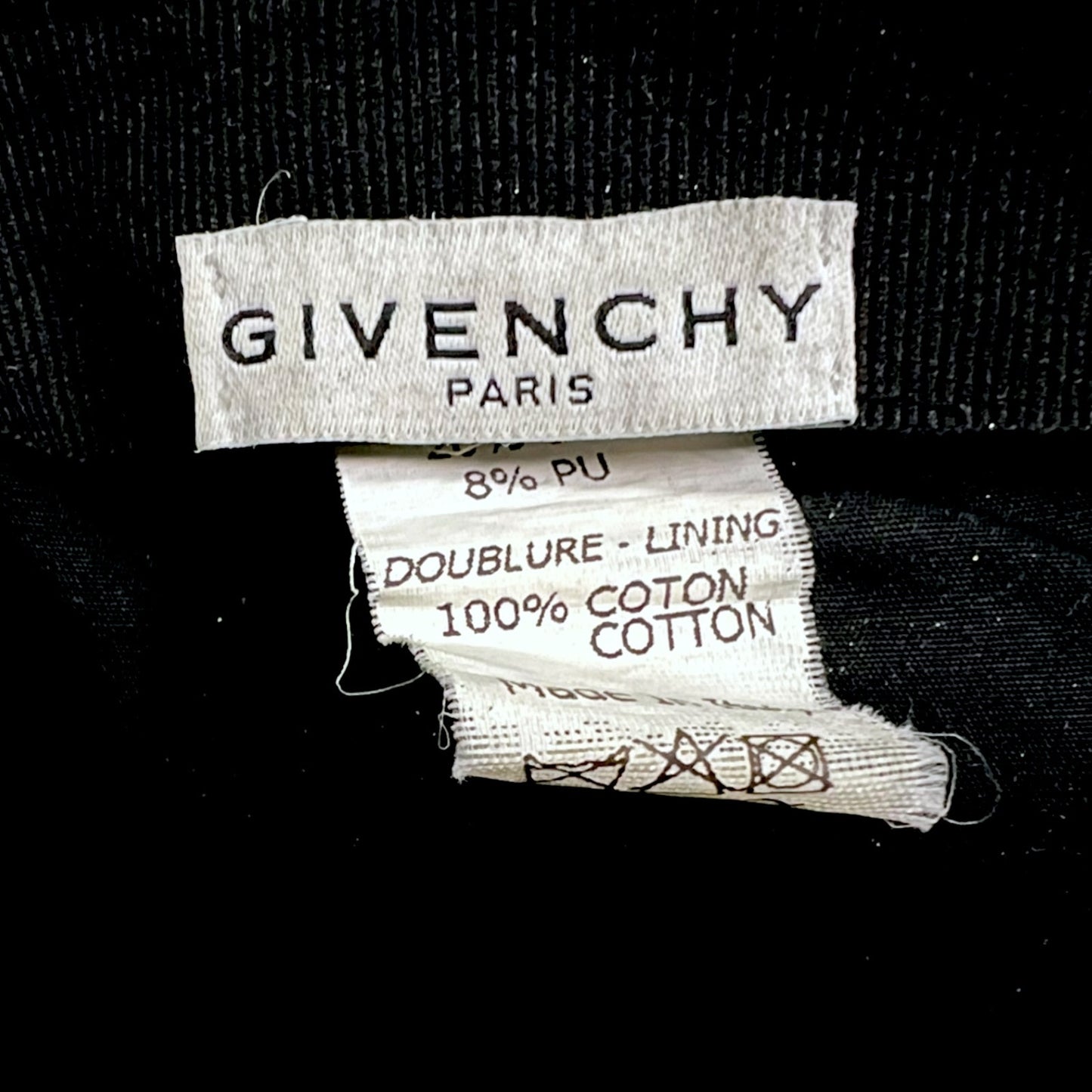 Givenchy Paris Diagonal Logo Snapback Black Hat Cap Casual Luxury Unisex OS