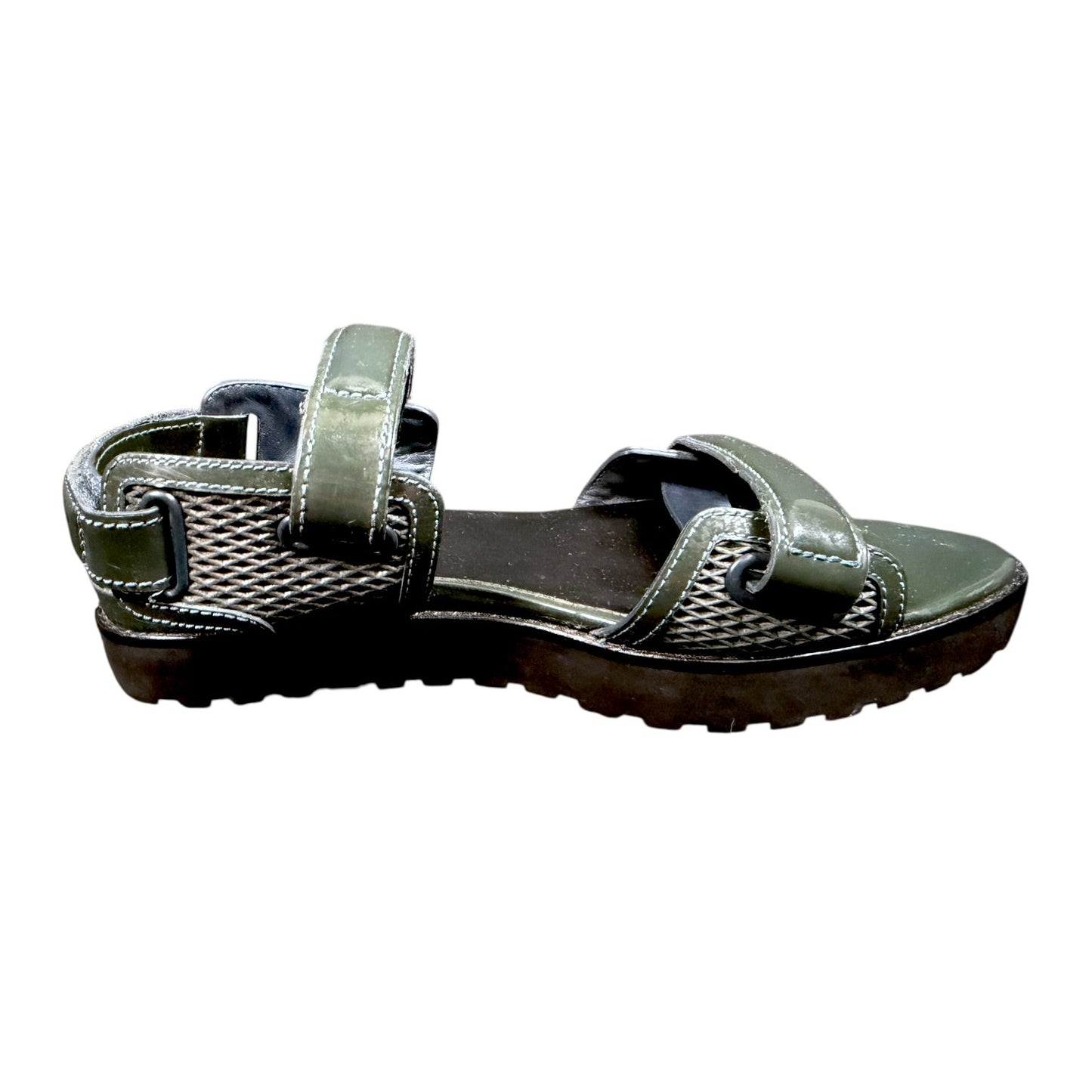 Alexander Wang Dark Green Karlie Sandals - $395 Retail