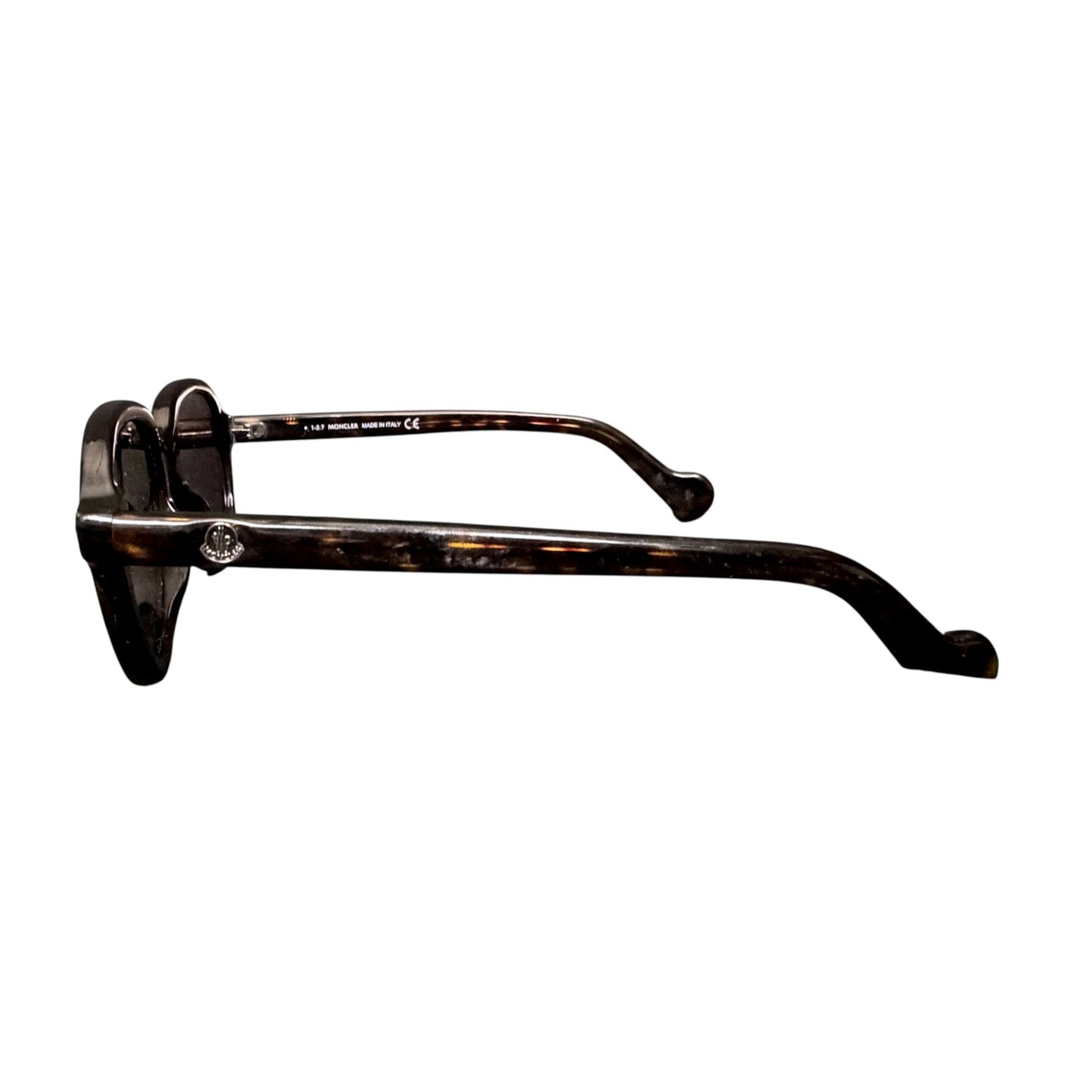 Moncler Dark Havana Brown Tortoise Frame Unisex Sunglasses ML0043 52MM $395