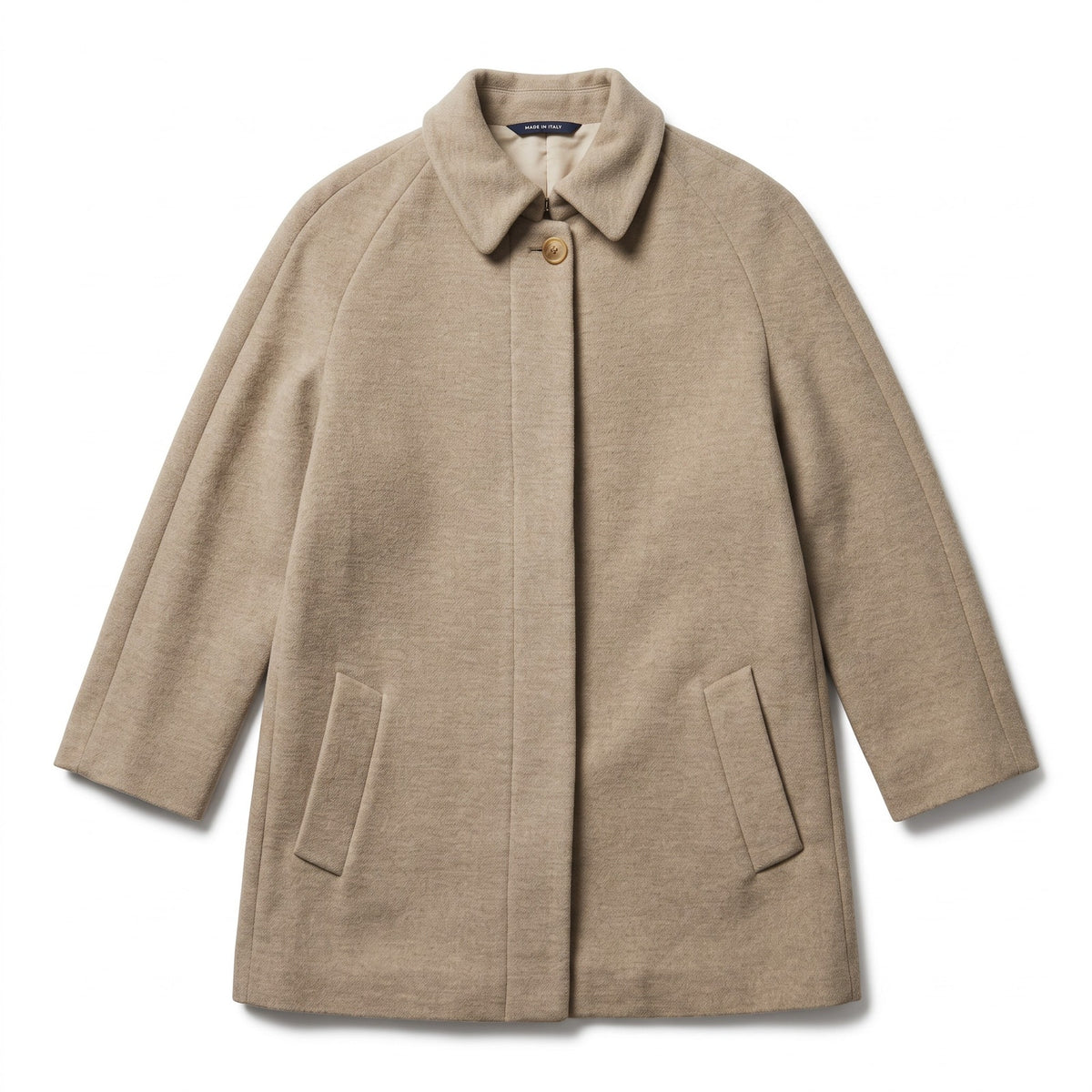 Burberry Tan Wool Blend Women's Size 4 Coat $795 Retail
