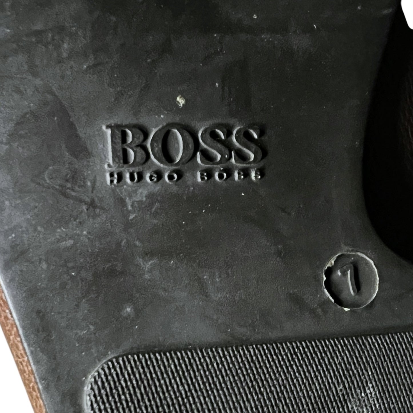 Hugo Boss Brown Leather Driving Shoes Loafers