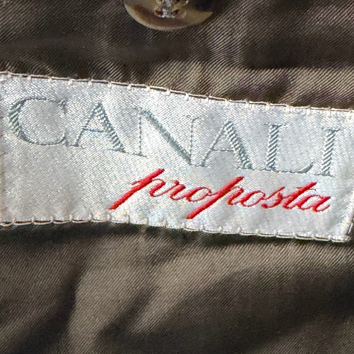 Vintage Canali Proposta Blazer Mens 46R Gray Wool Double Breasted Made in Italy