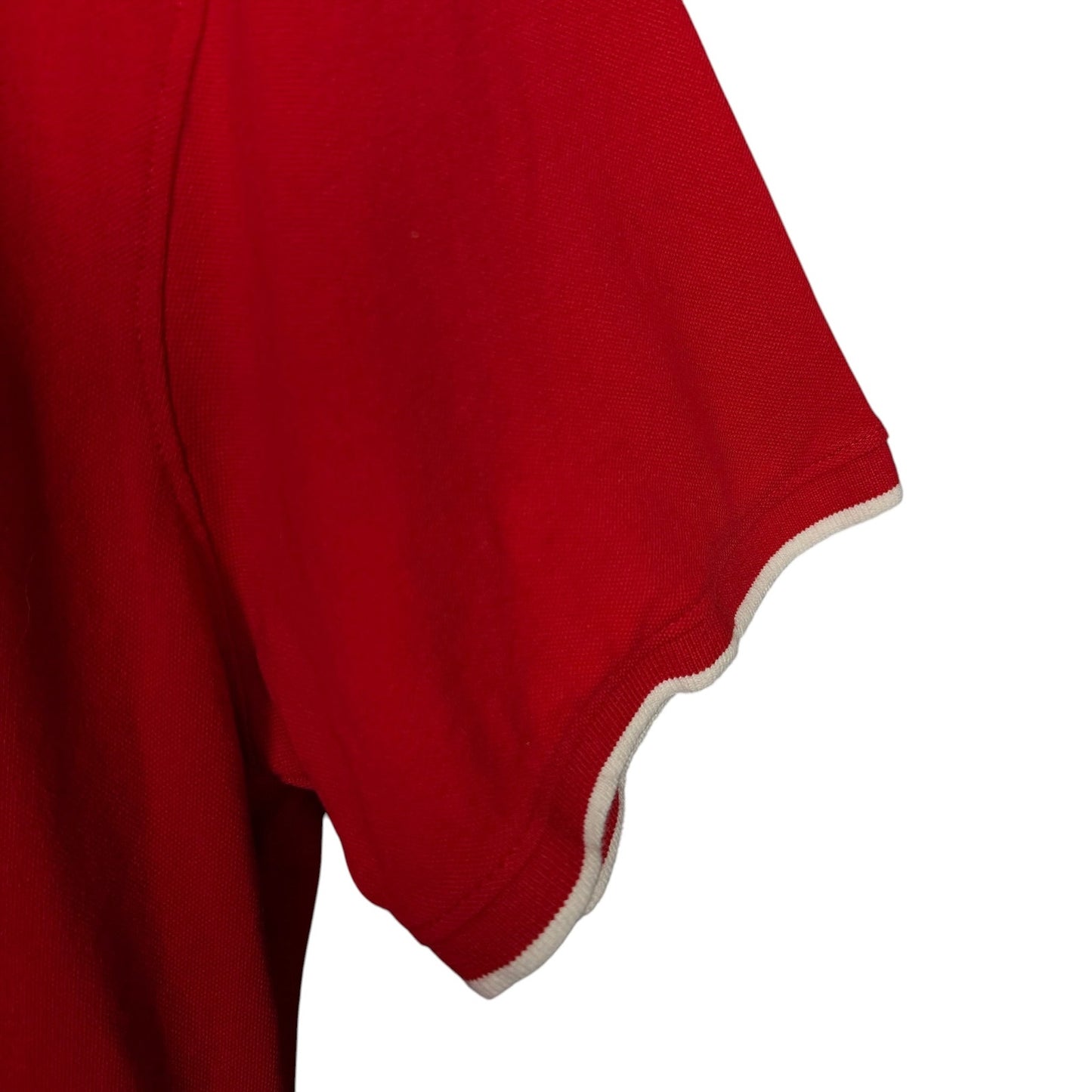 Cavalli Class Men's XL Red Embroidered Logo Polo Shirt Casual Preppy Luxury
