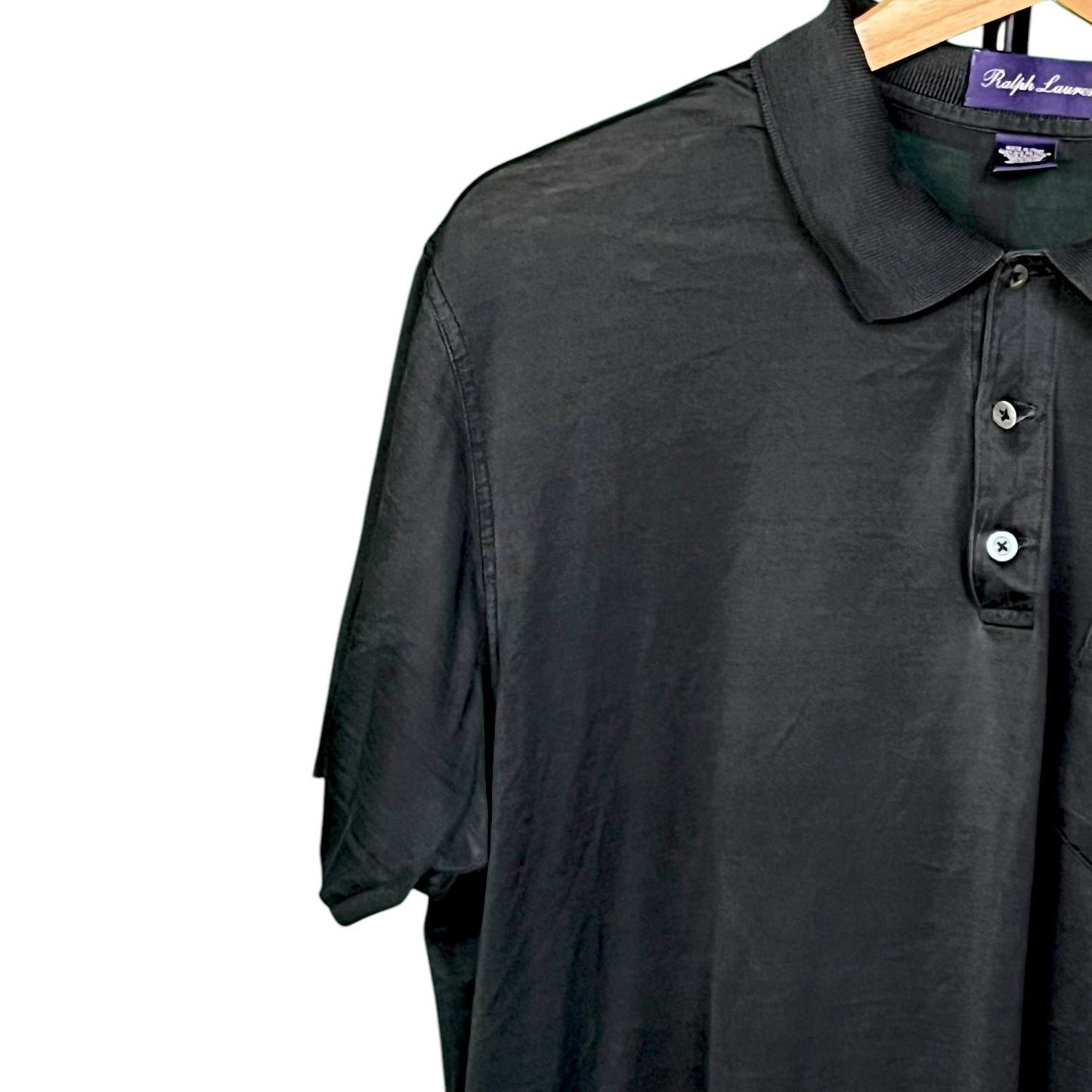 Ralph Lauren Purple Label Black Polo Shirt - $550 Retail