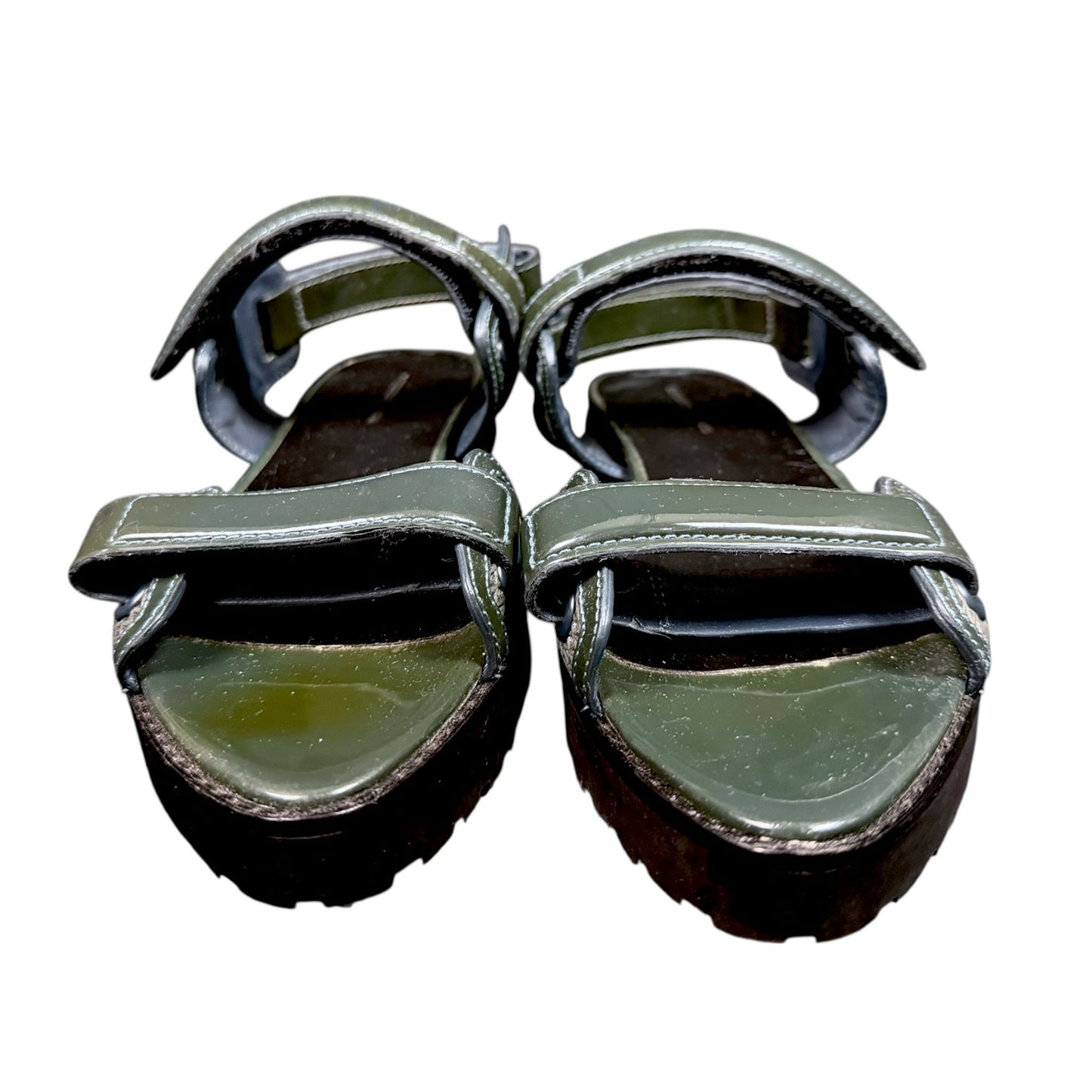 Alexander Wang Dark Green Karlie Sandals - $395 Retail