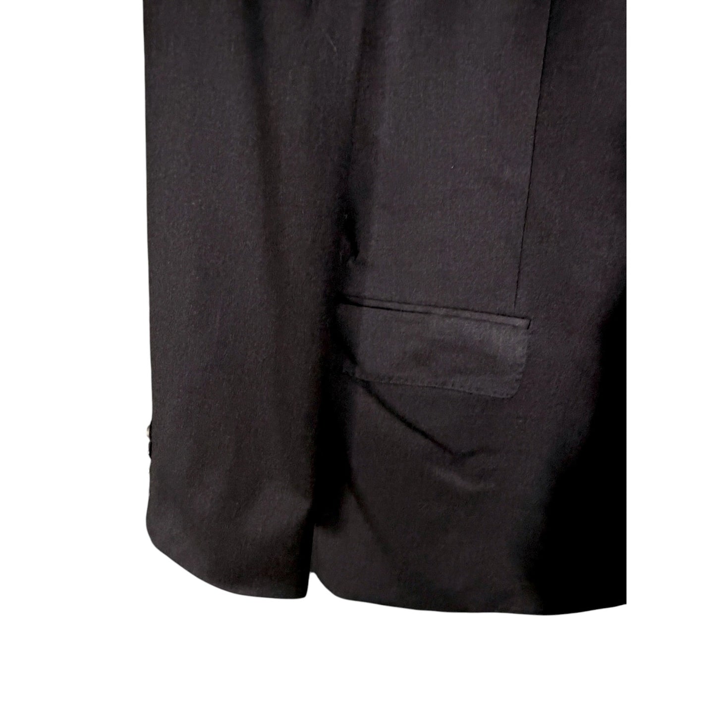 Hugo Boss Blazer Mens 42R Reda Italy Super 100 Virgin Wool Dark Gray Sport Coat