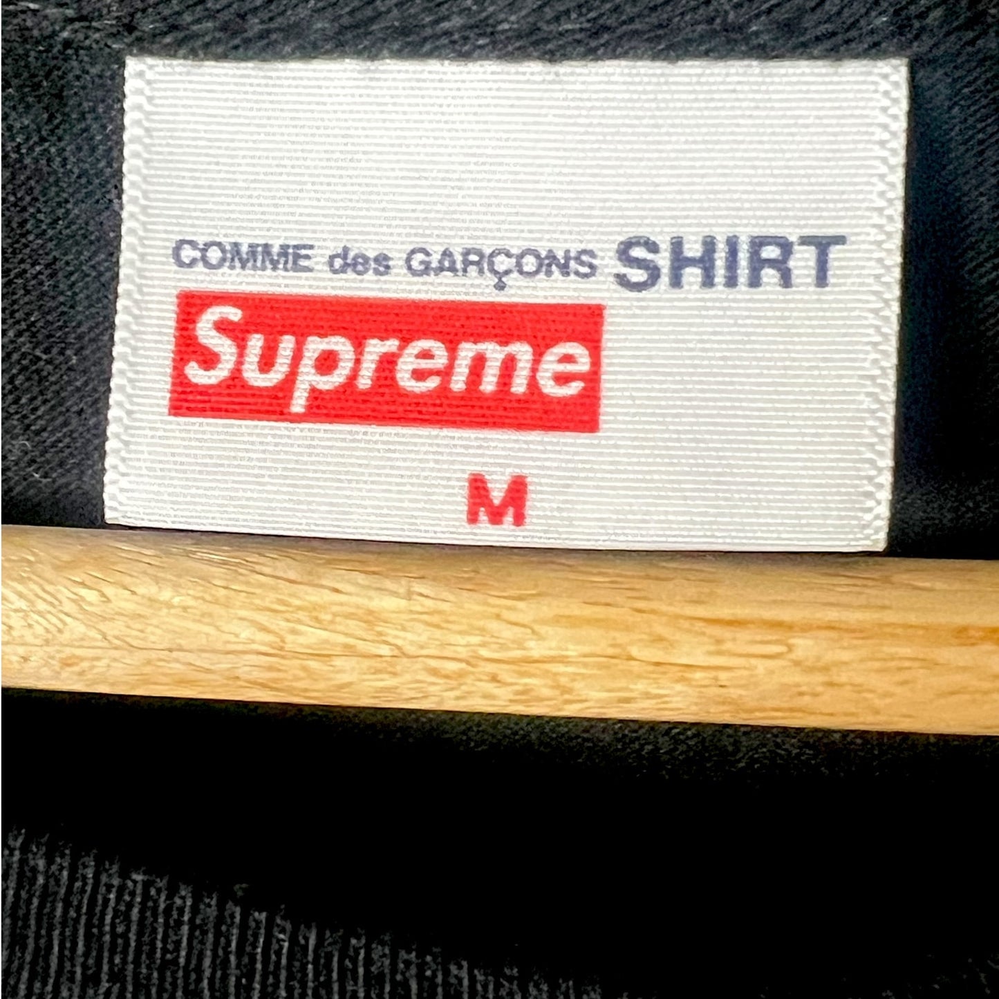 Supreme x Comme des Garcons Men's Medium CDG Black Red Box Logo T-Shirt SS17