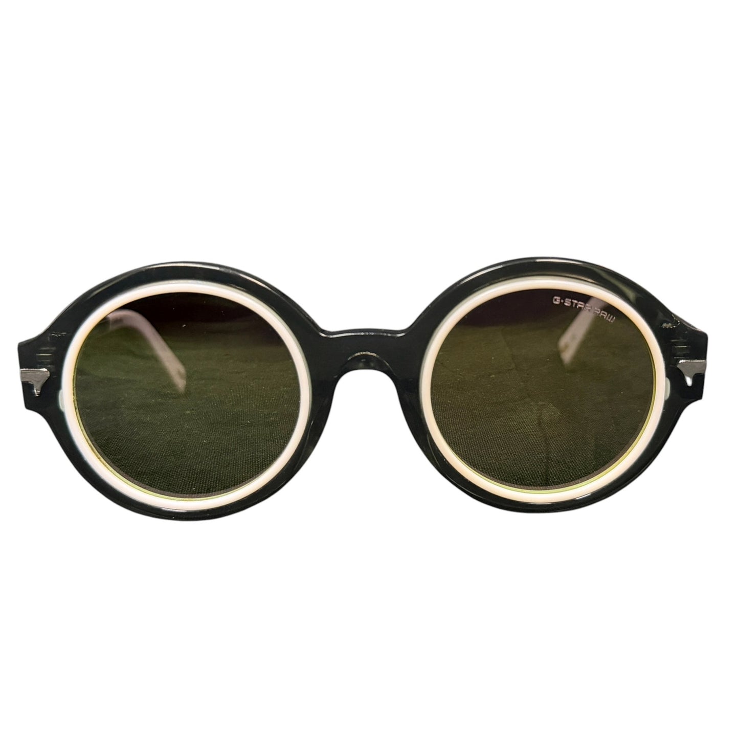 G-Star RAW GS653S Big Booler Wilton GS653S-041 Round Sunglasses Green Gray